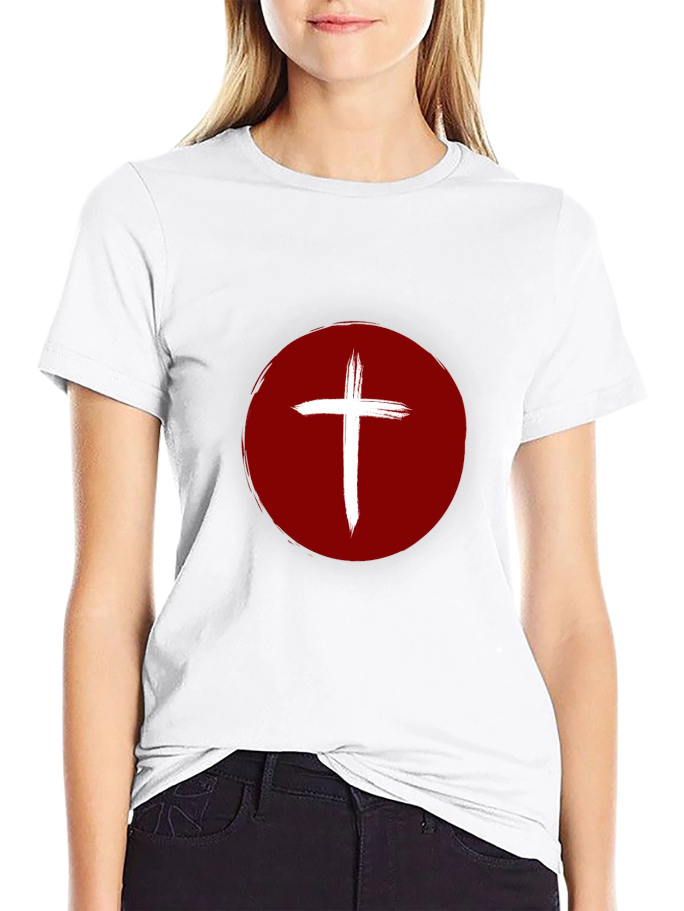 Cross Graphic Tee - Bold Religious Design