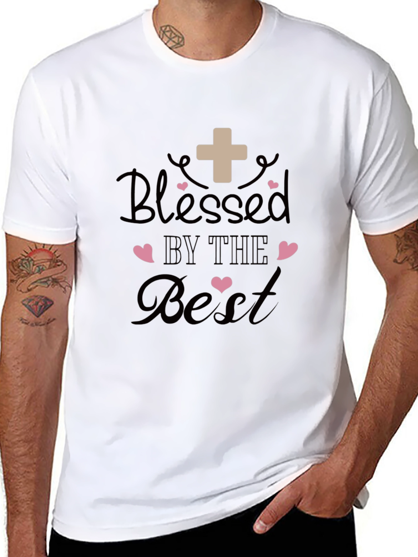Blessed by the Best T-Shirt - Stylish Christian Apparel