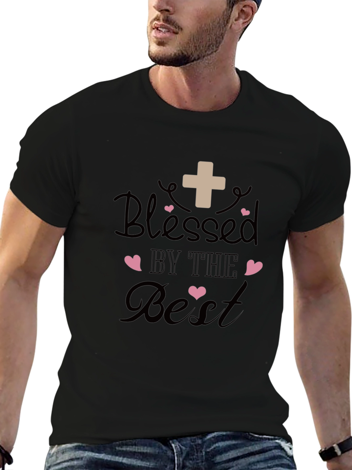 Blessed by the Best T-Shirt - Stylish Christian Apparel