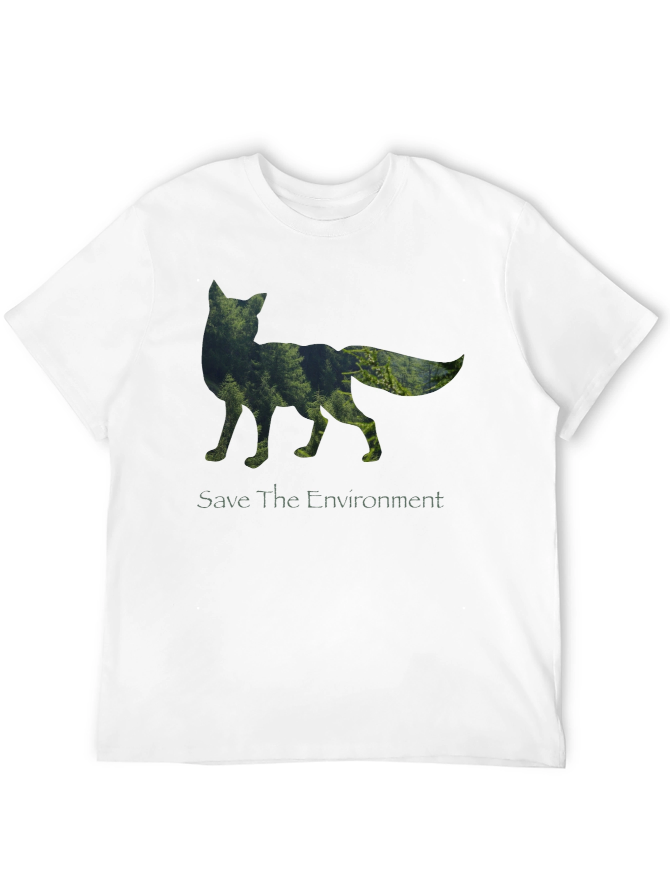 Save The Environment Fox Graphic Tee