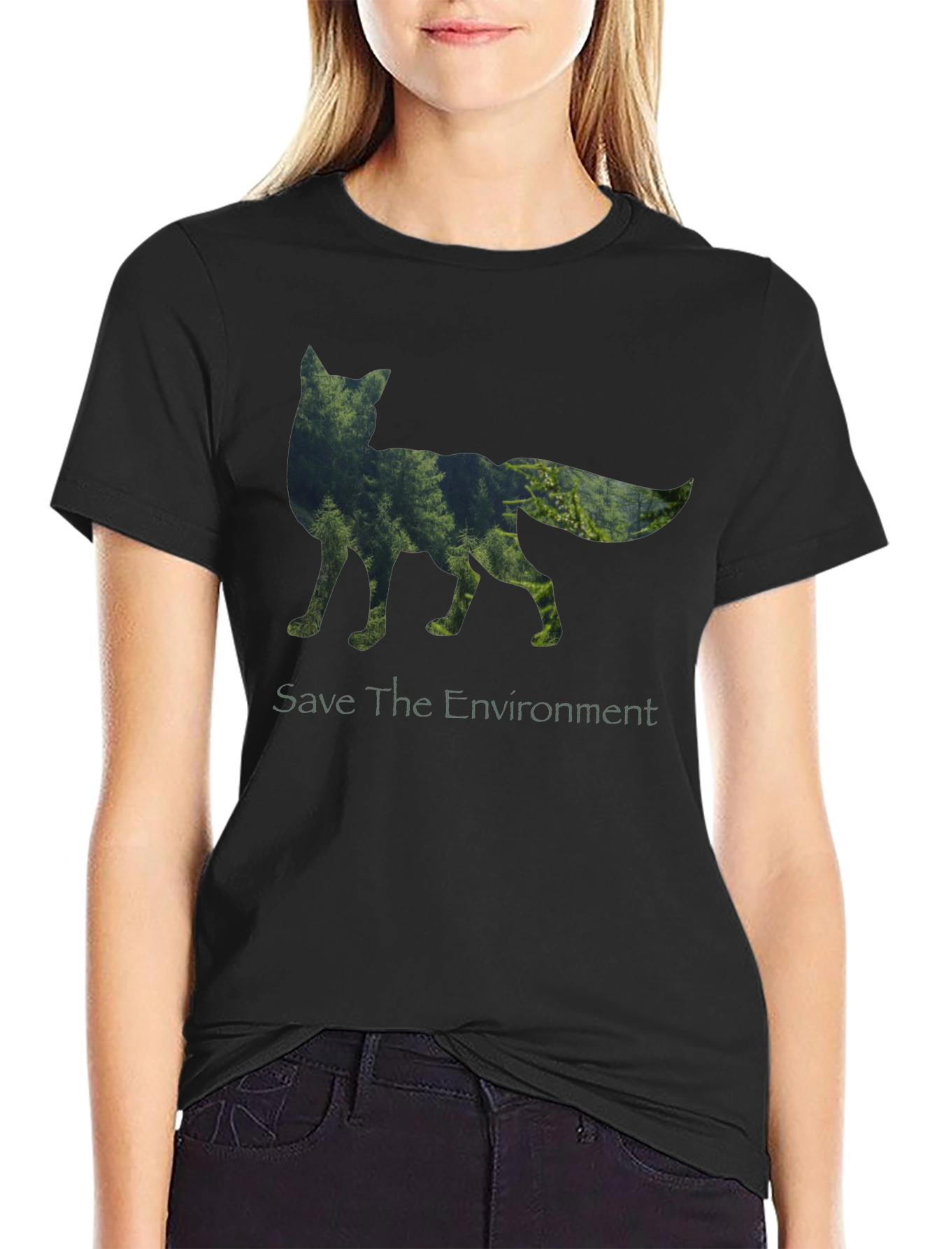 Save The Environment Fox Graphic Tee