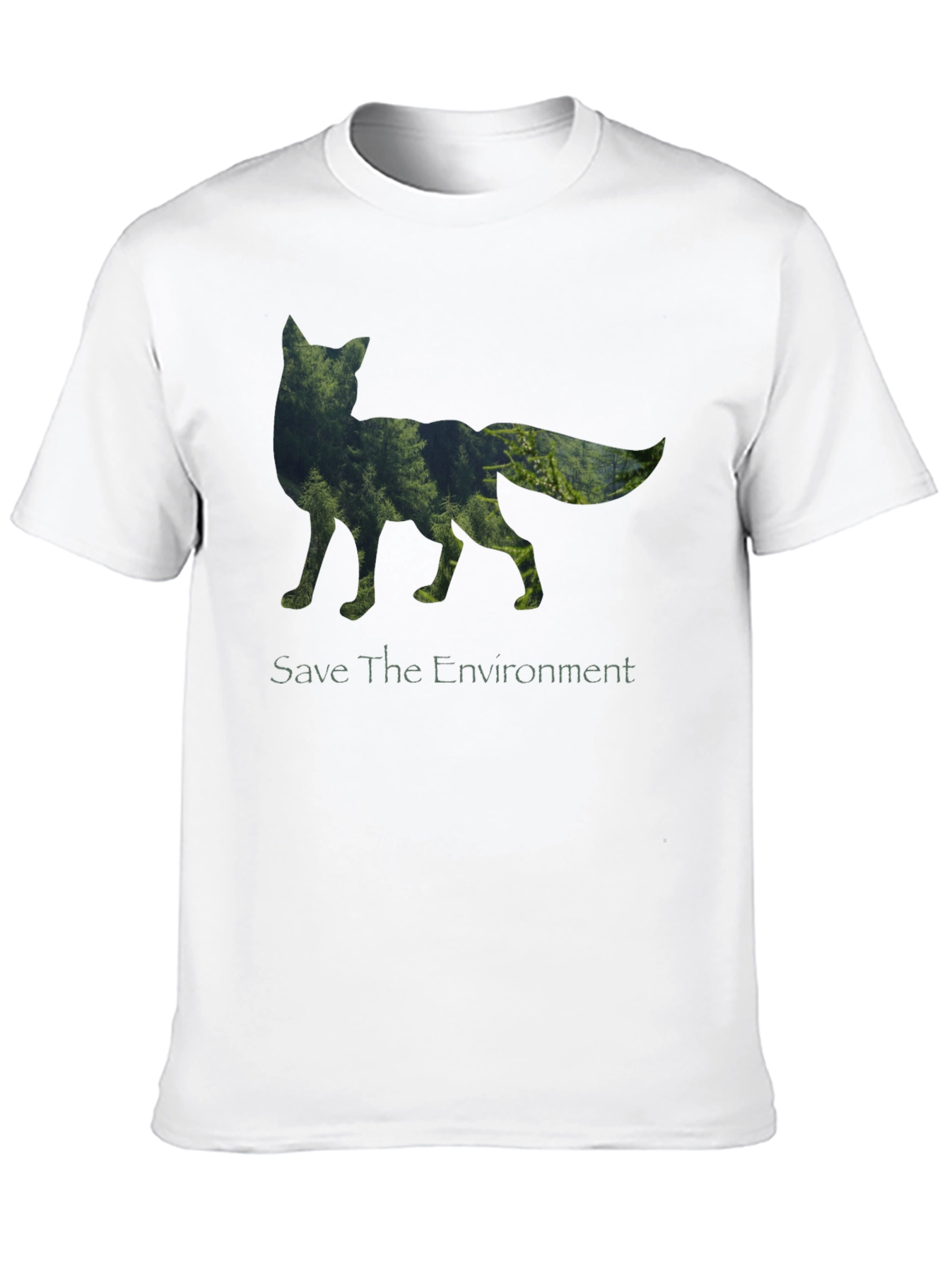 Save The Environment Fox Graphic Tee