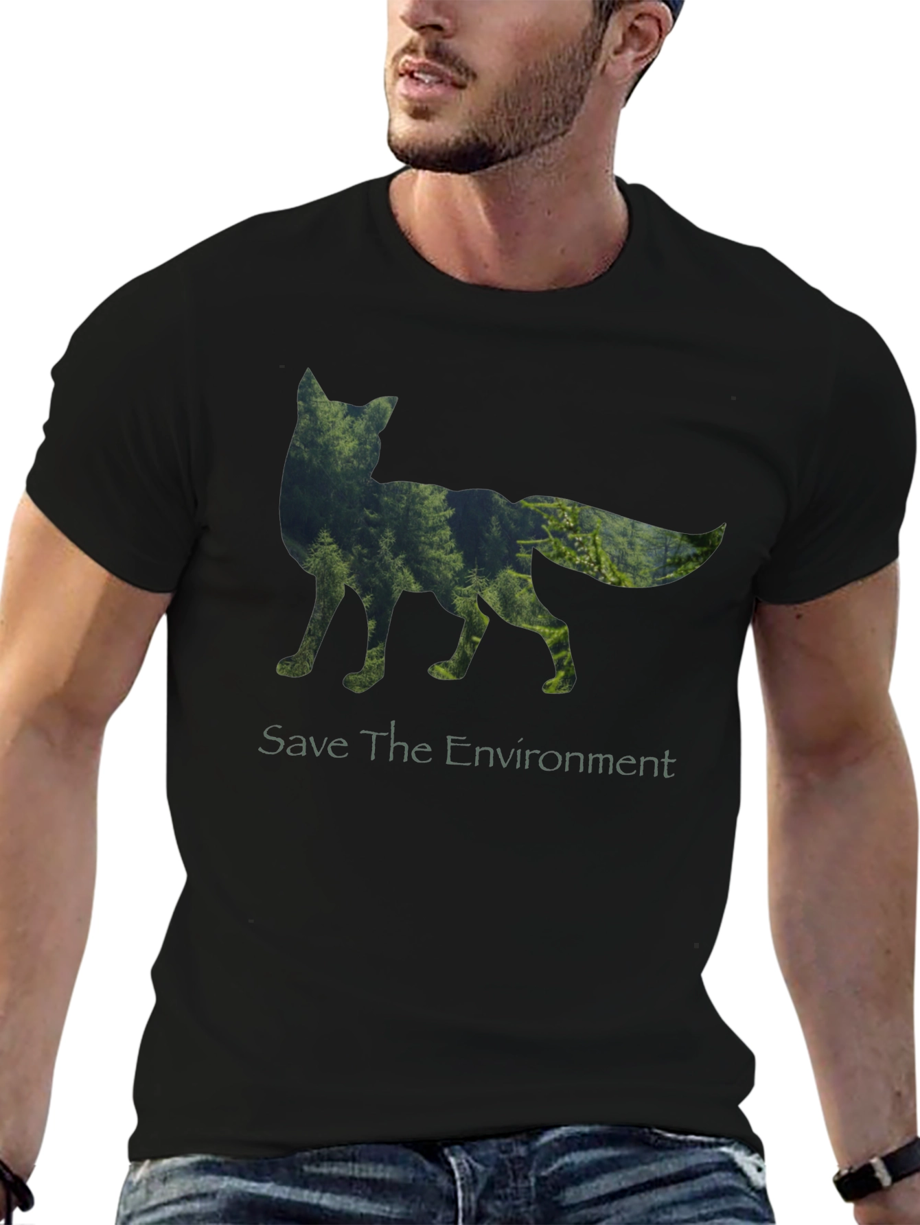 Save The Environment Fox Graphic Tee