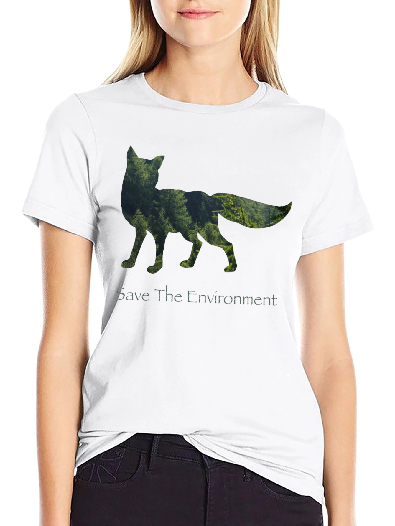 Save The Environment Fox Graphic Tee