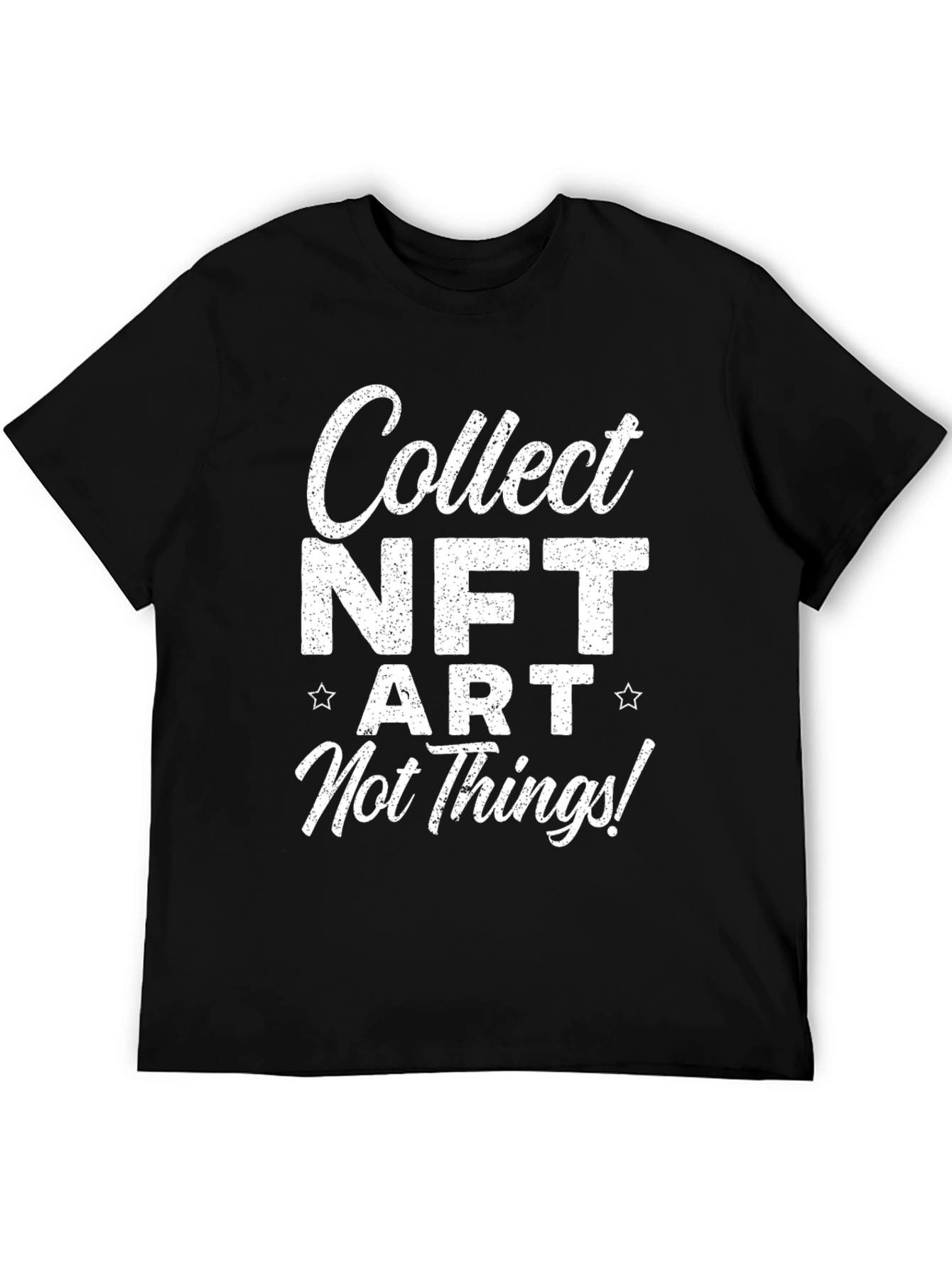 Collect NFT Art T-Shirt - Black Graphic Tee