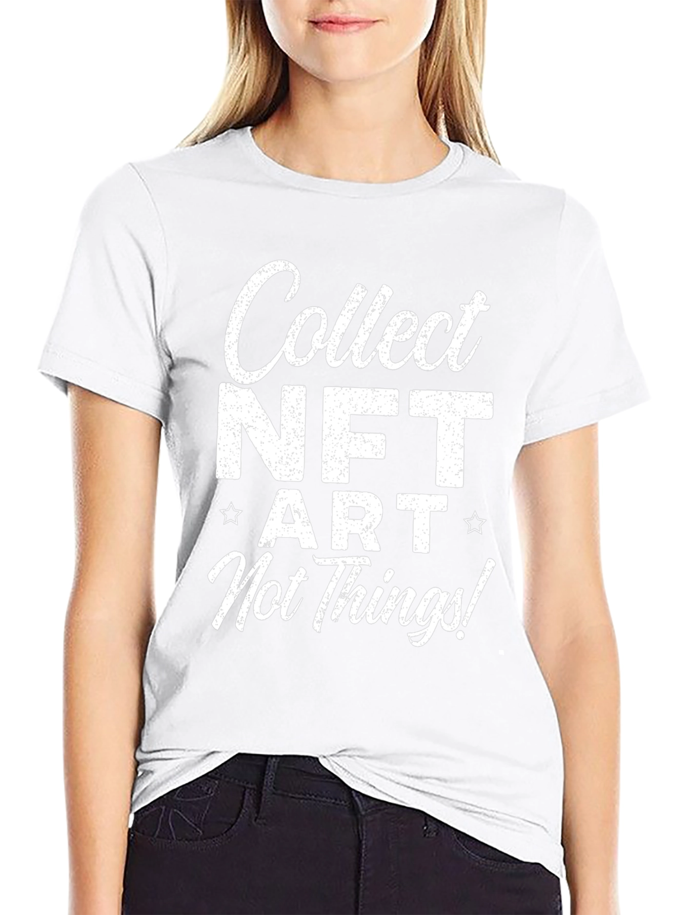 Collect NFT Art T-Shirt - Black Graphic Tee