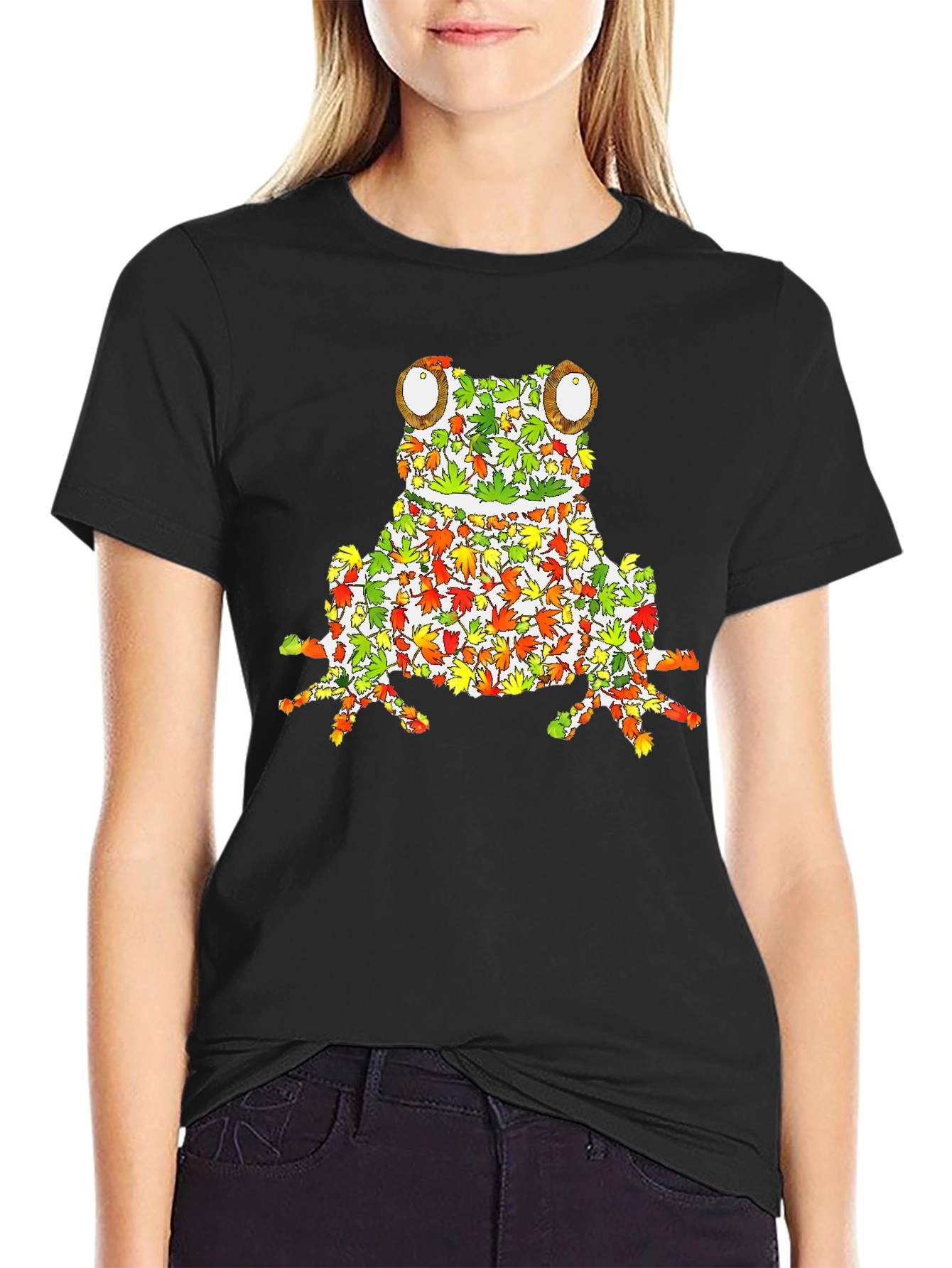 Leaf Frog Graphic Tee - Unique Nature Inspired Design