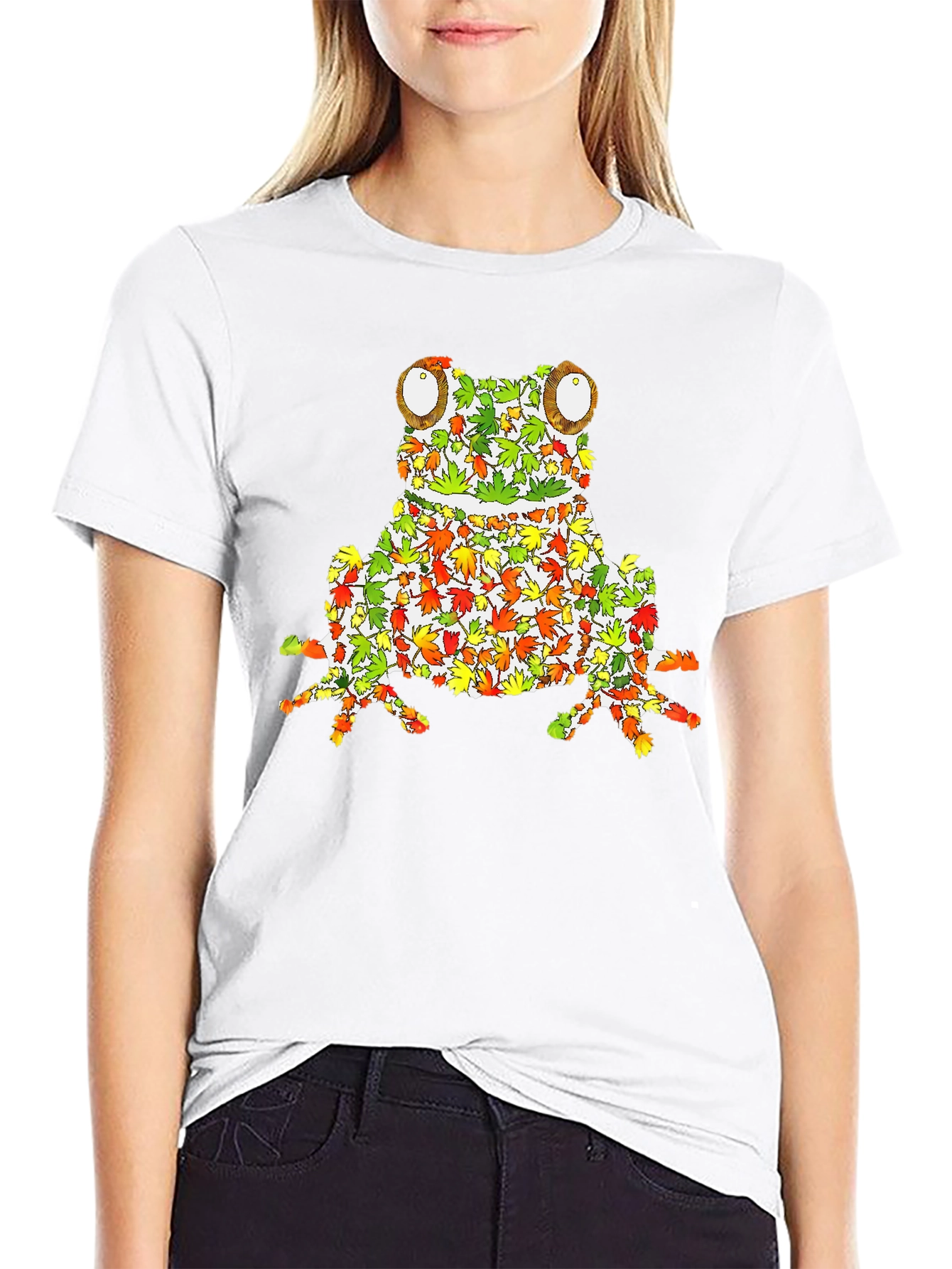 Leaf Frog Graphic Tee - Unique Nature Inspired Design