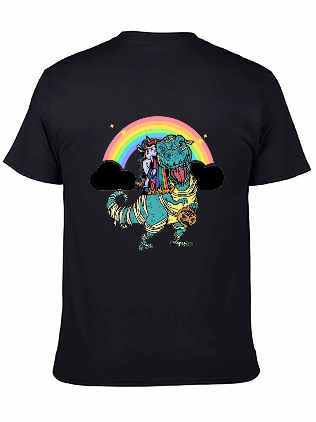Rainbow Dinosaur Unicorn Mummy T-Shirt