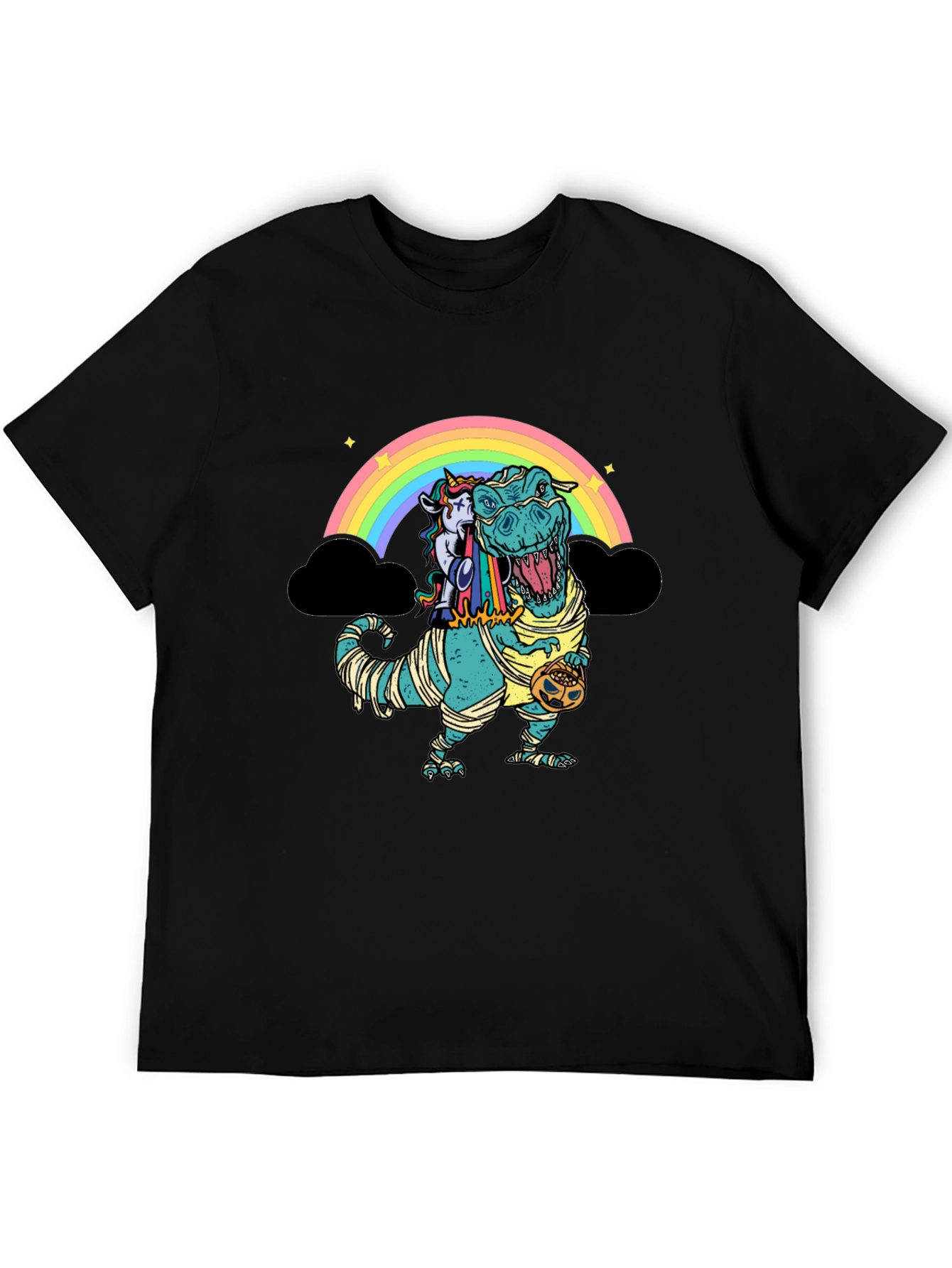 Rainbow Dinosaur Unicorn Mummy T-Shirt