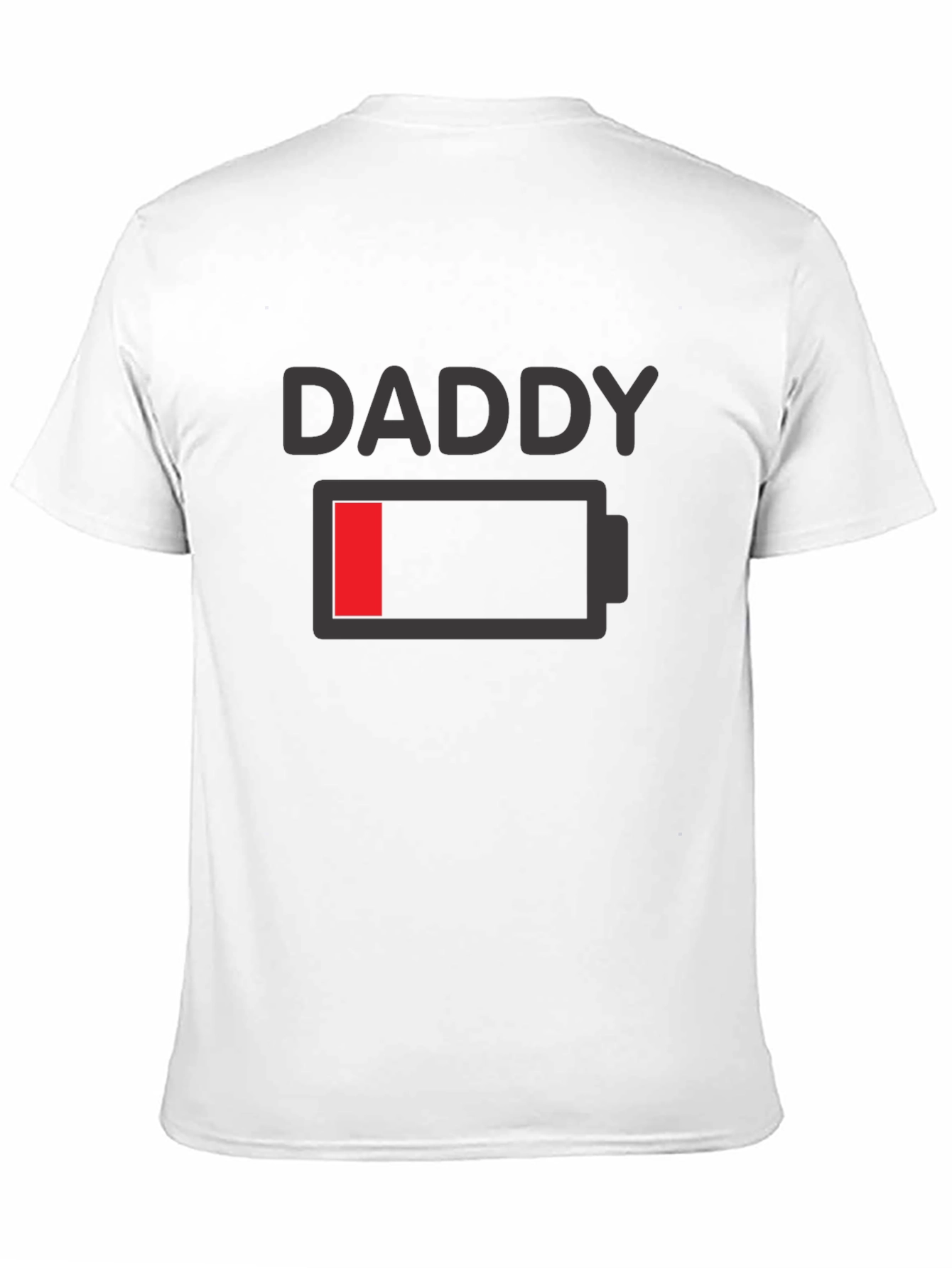 Daddy Low Battery Funny T-Shirt