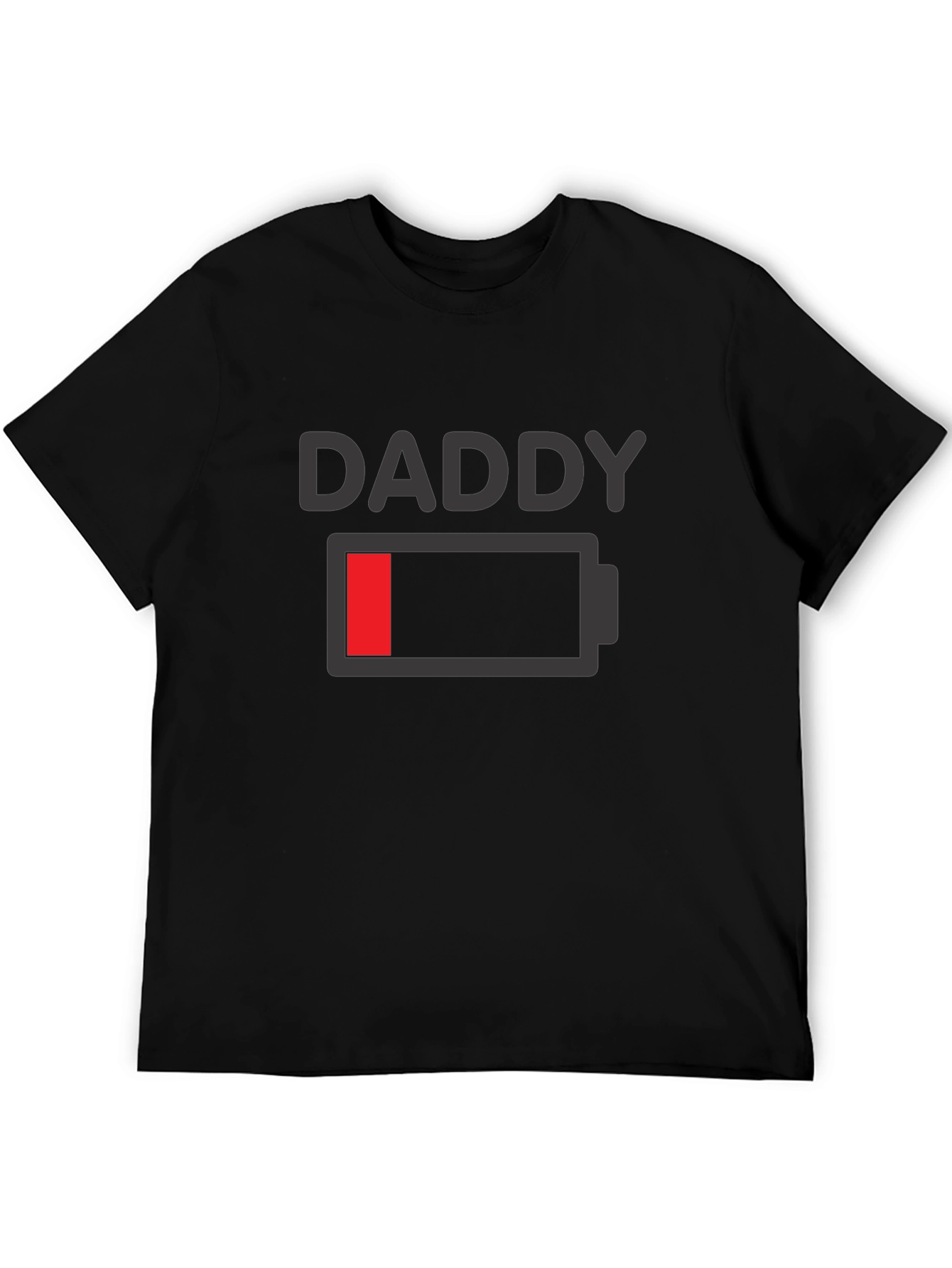Daddy Low Battery Funny T-Shirt