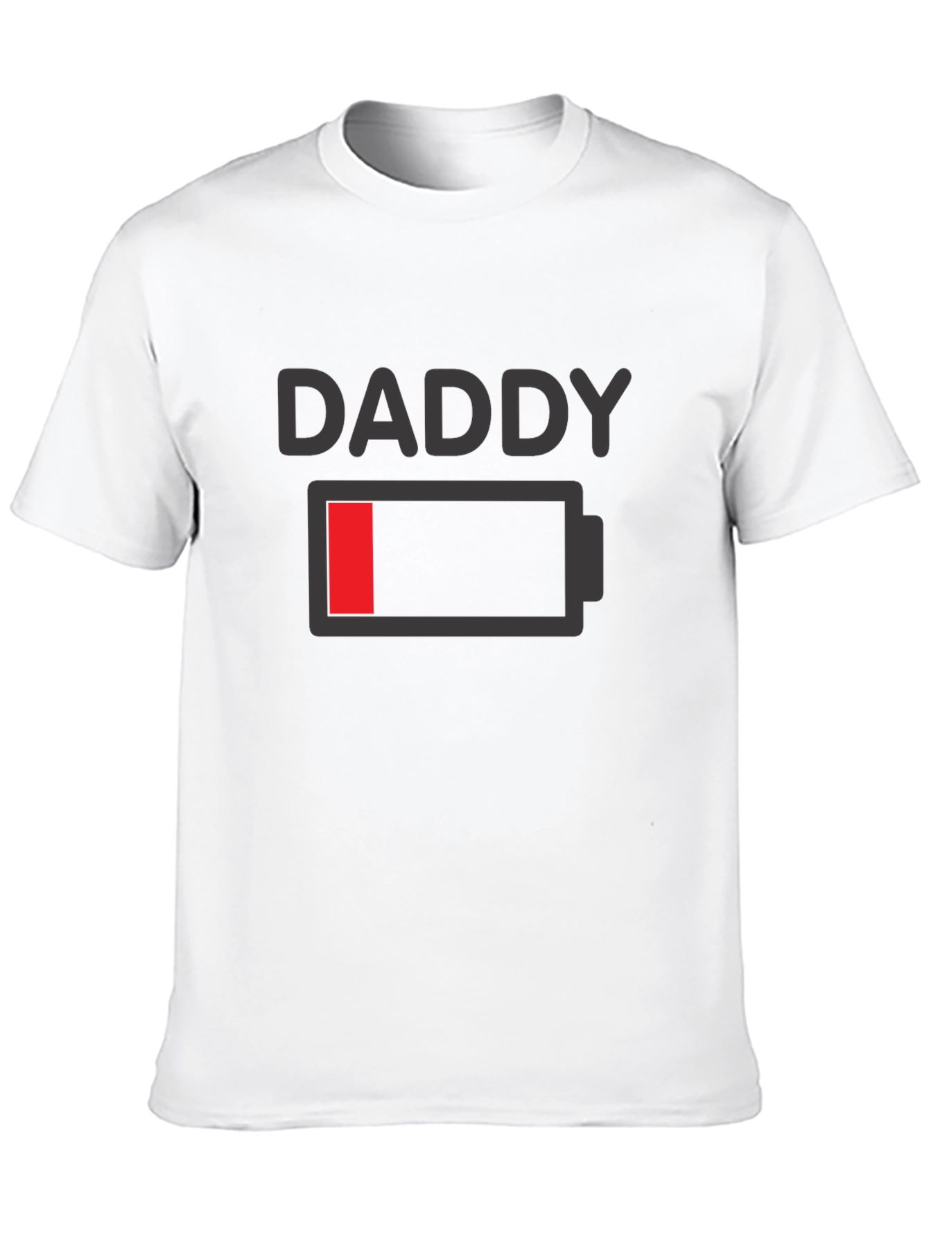 Daddy Low Battery Funny T-Shirt