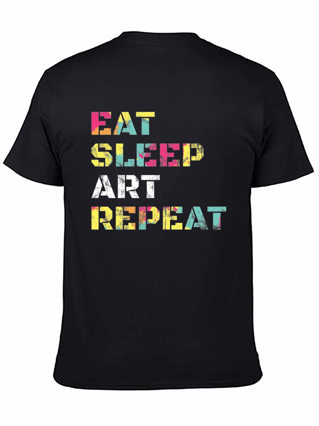 Eat Sleep Art Repeat Graphic Tee