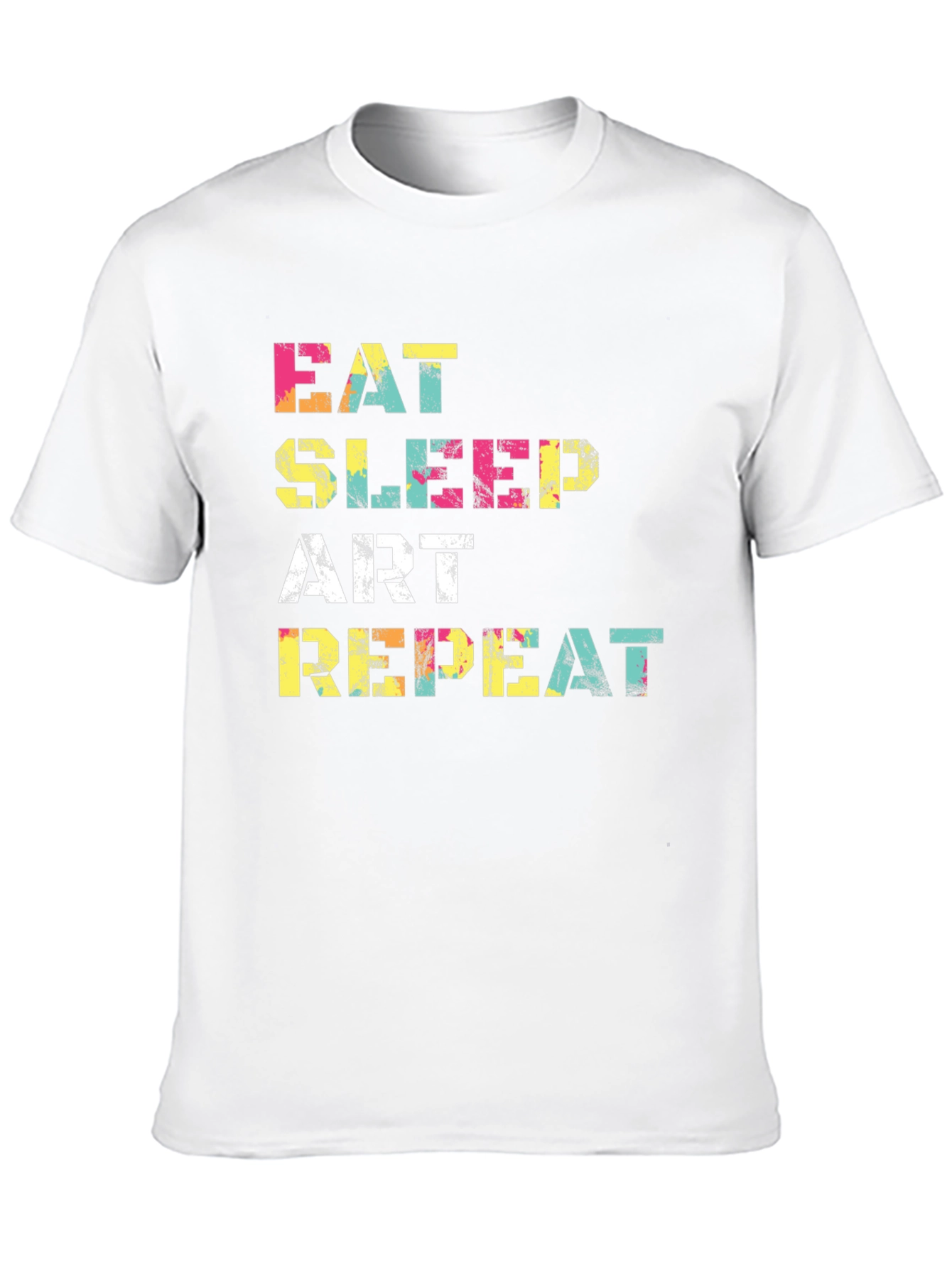Eat Sleep Art Repeat Graphic Tee