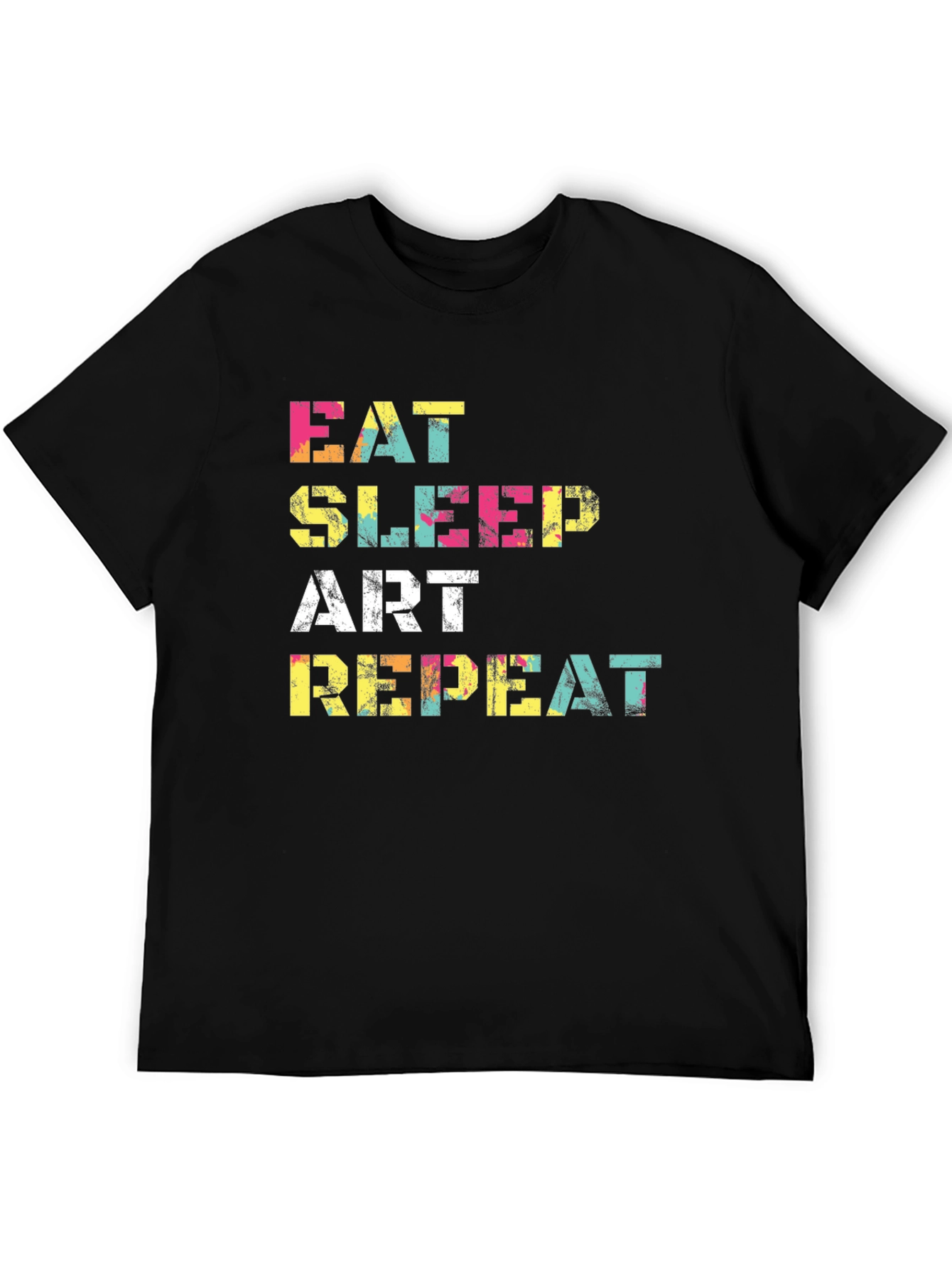 Eat Sleep Art Repeat Graphic Tee