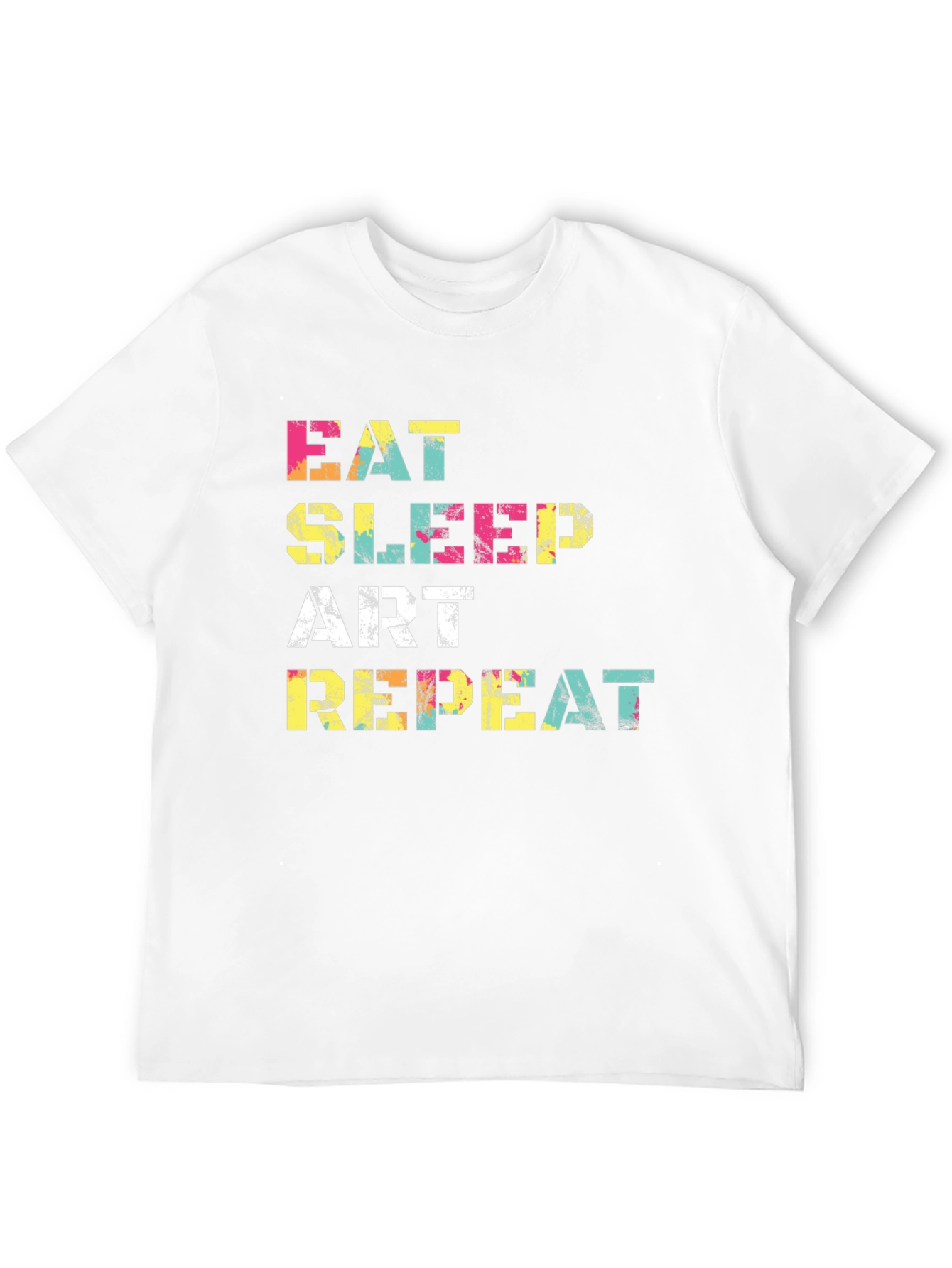 Eat Sleep Art Repeat Graphic Tee