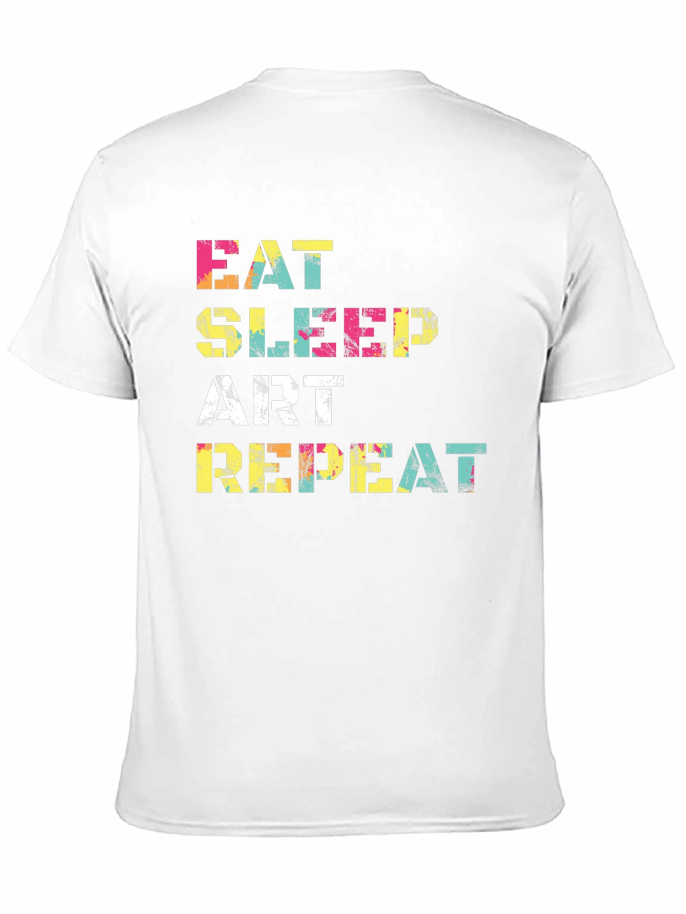 Eat Sleep Art Repeat Graphic Tee
