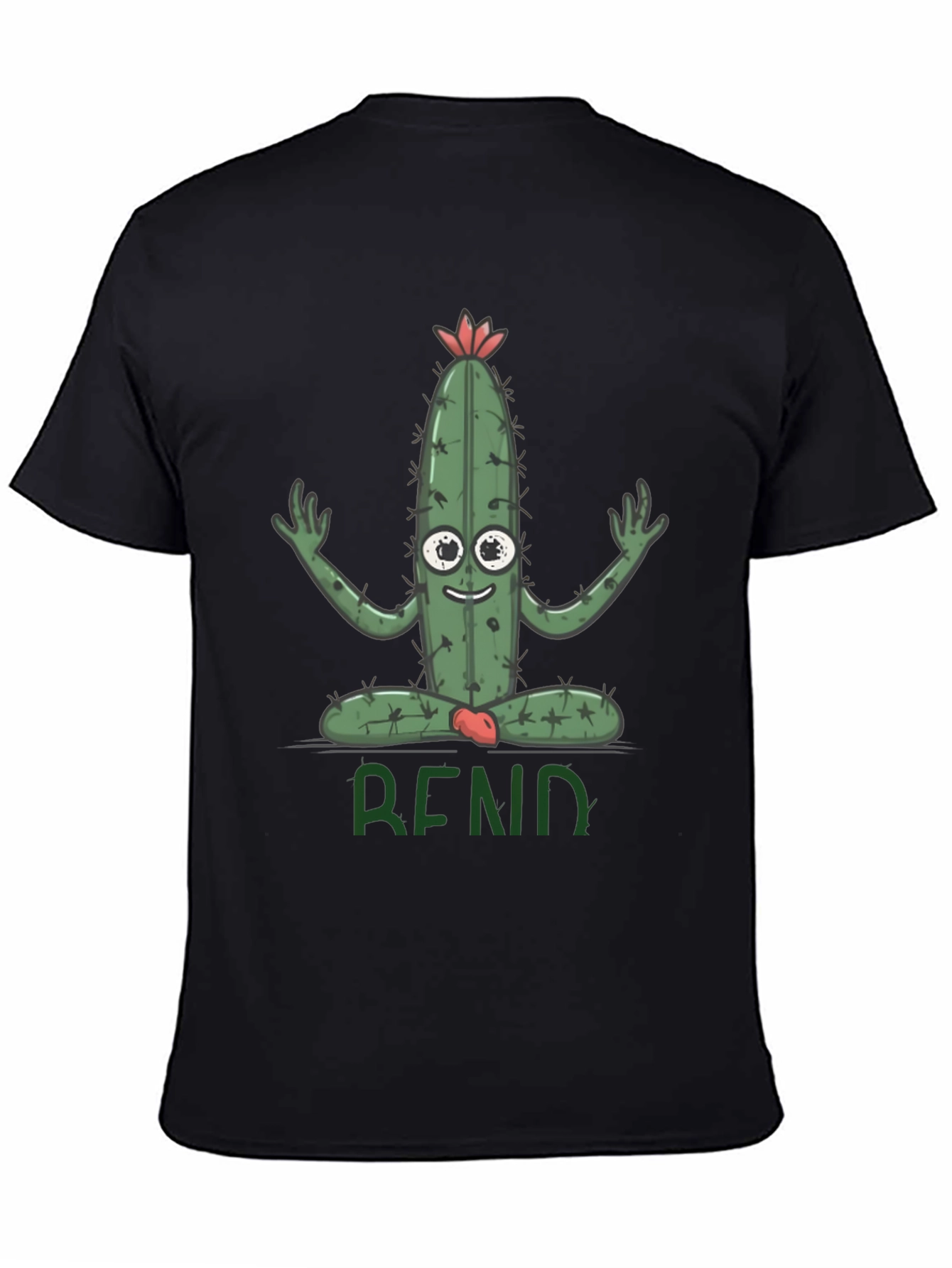 Funny Cactus Yoga T-Shirt - Bend Over Backward