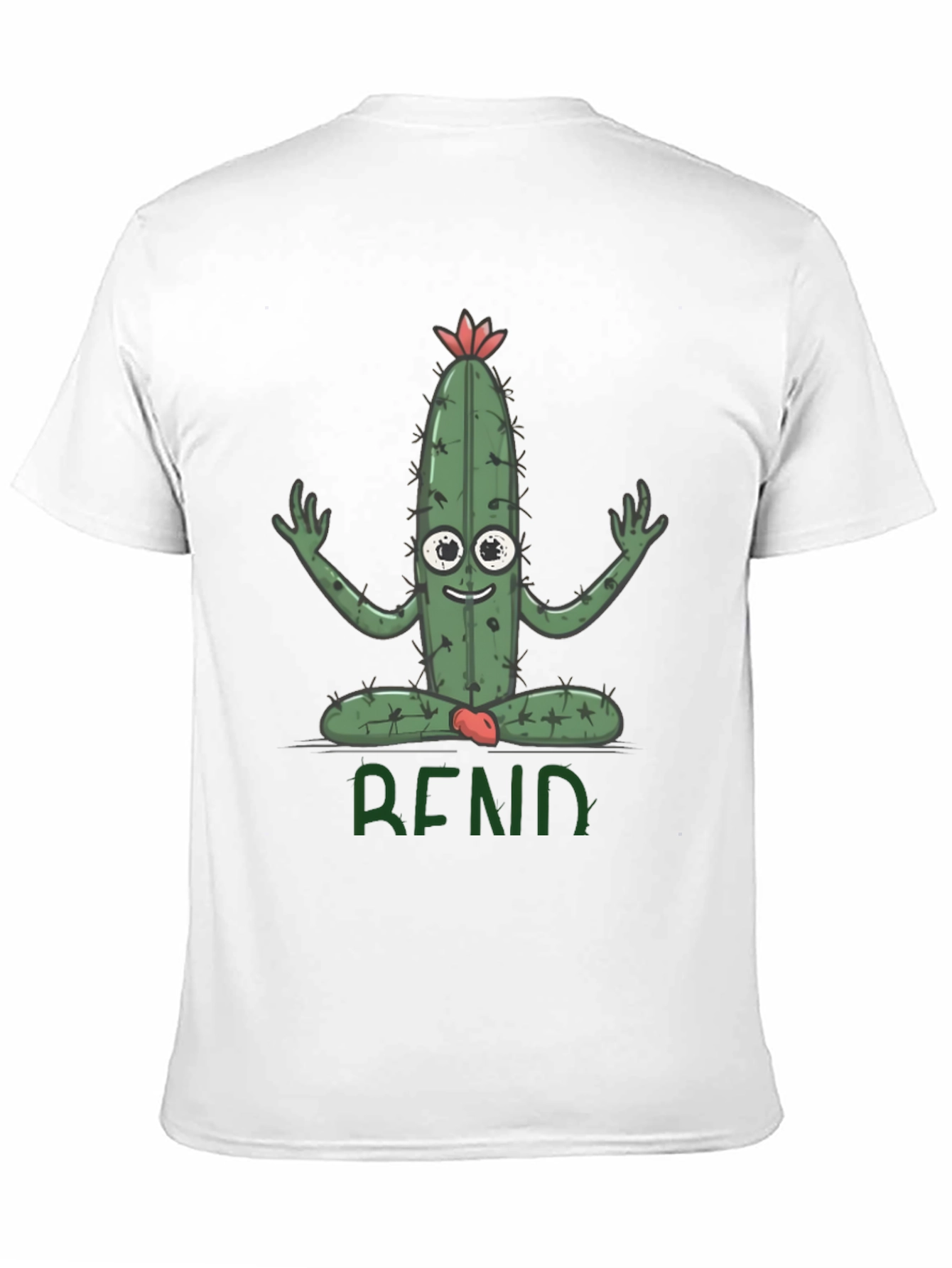 Funny Cactus Yoga T-Shirt - Bend Over Backward