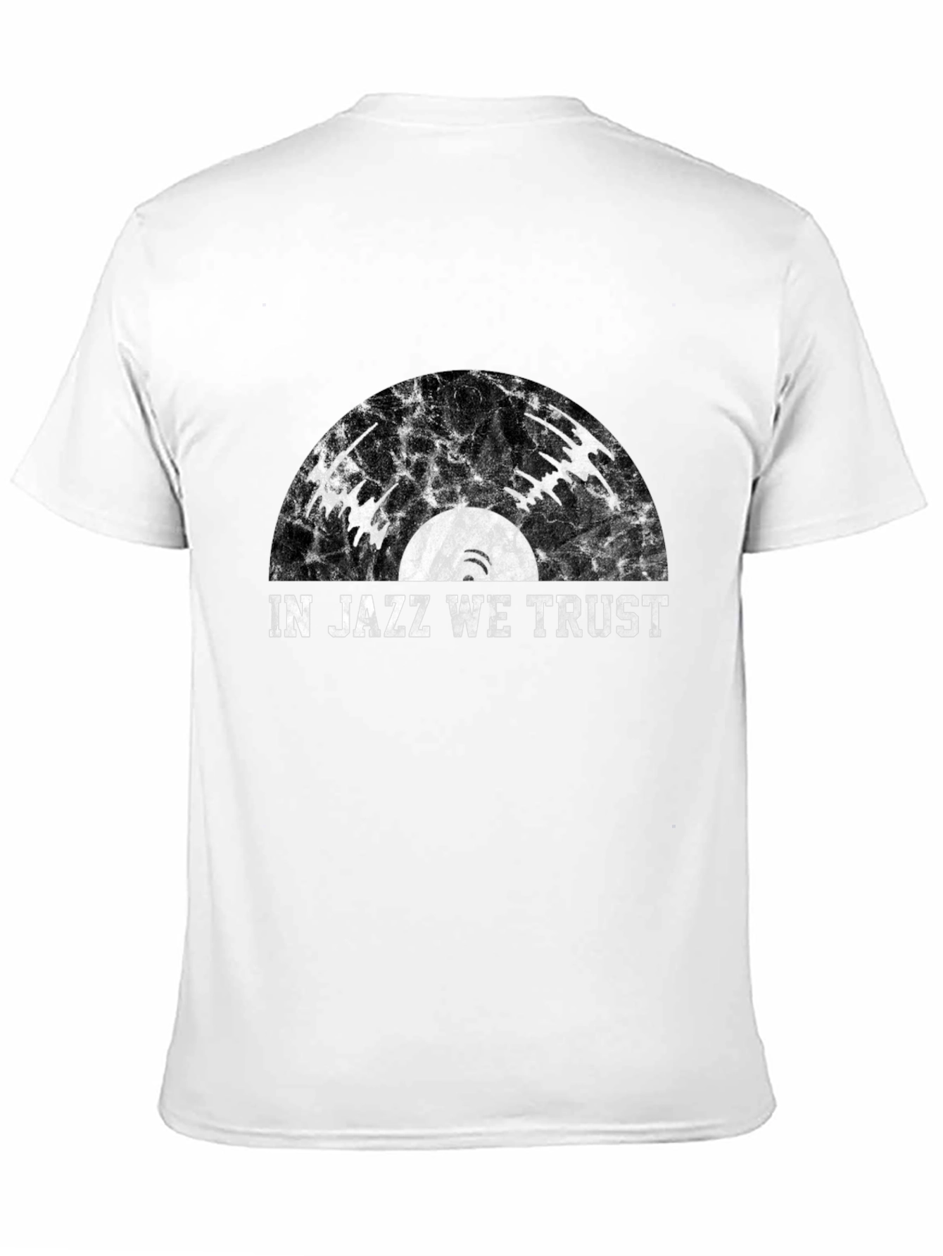 In Jazz We Trust Black Graphic Tee
