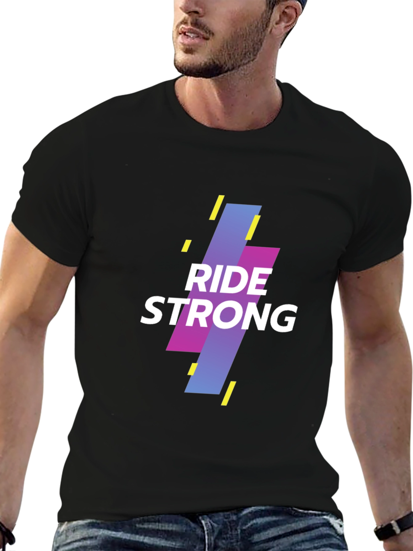 Ride Strong Graphic Tee - Black