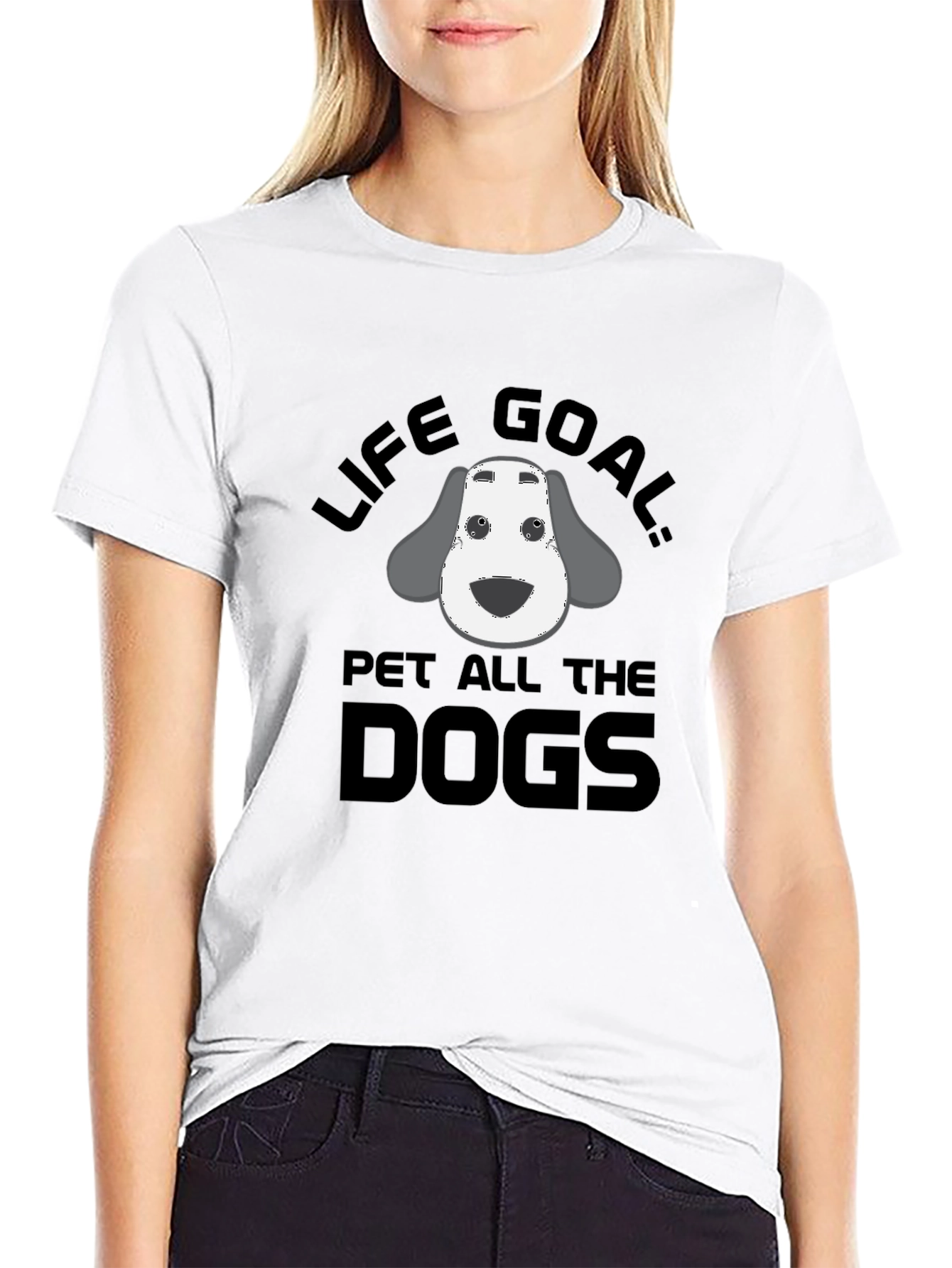 Life Goal: Pet All the Dogs T-Shirt