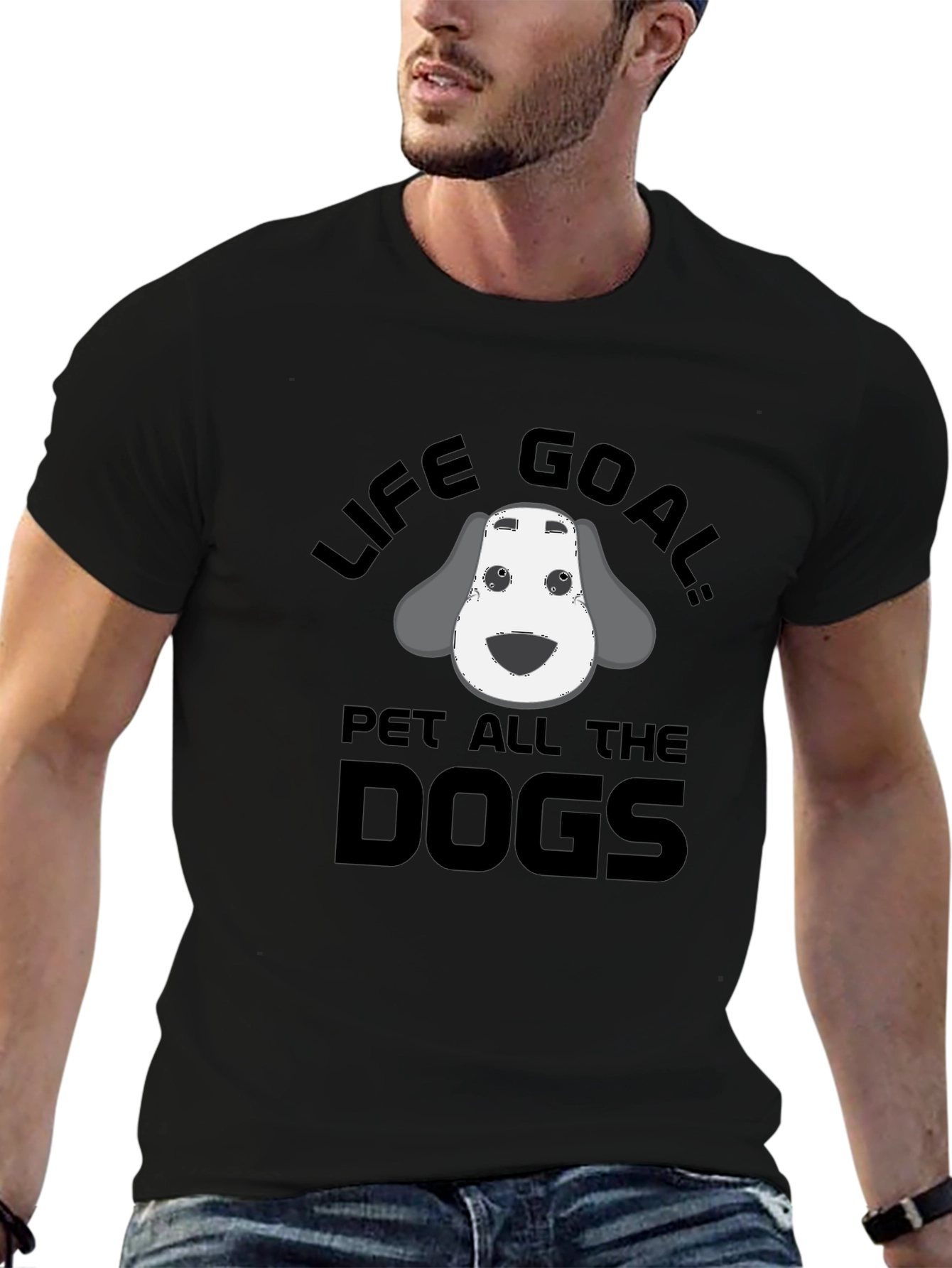 Life Goal: Pet All the Dogs T-Shirt