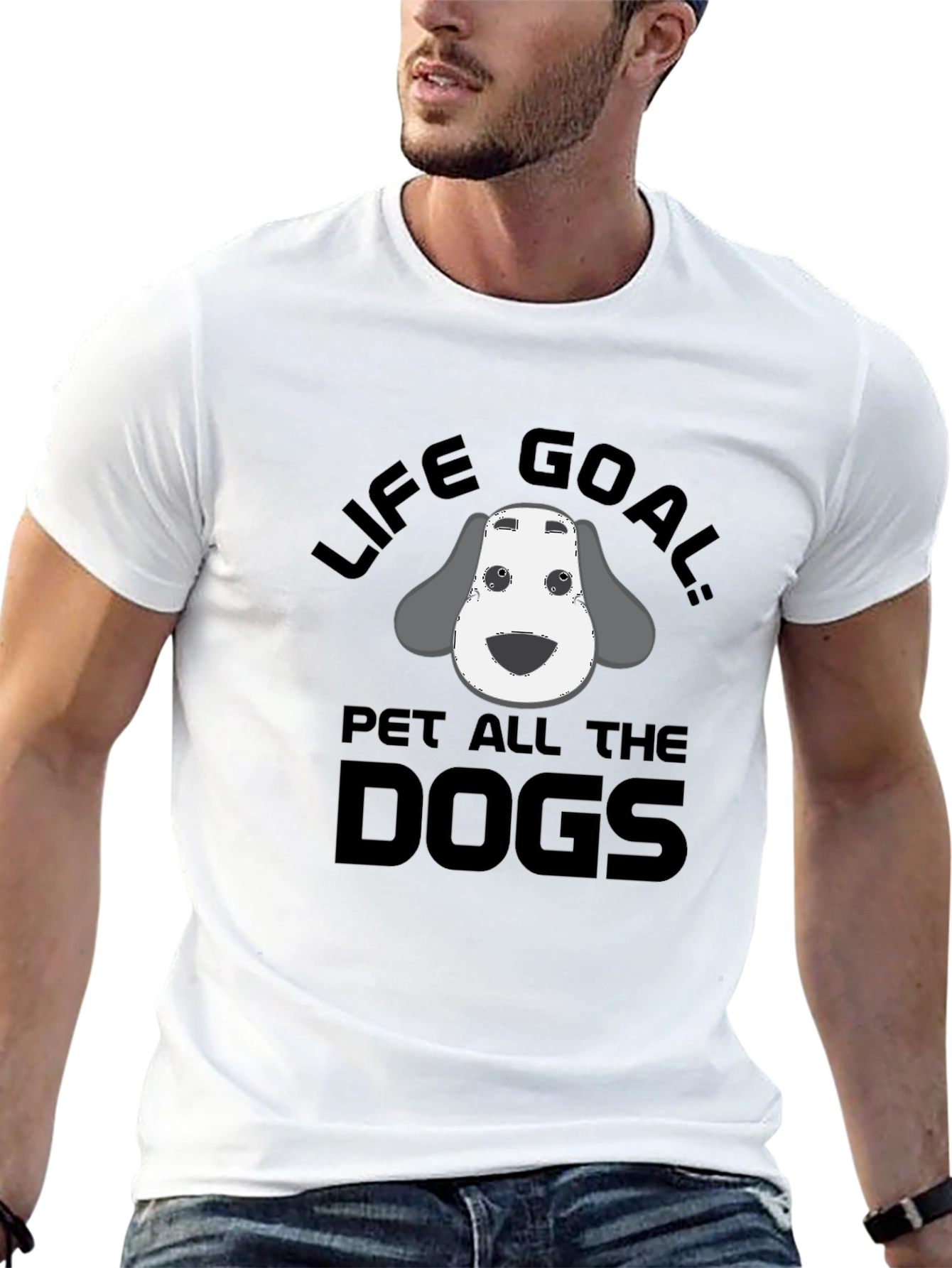 Life Goal: Pet All the Dogs T-Shirt
