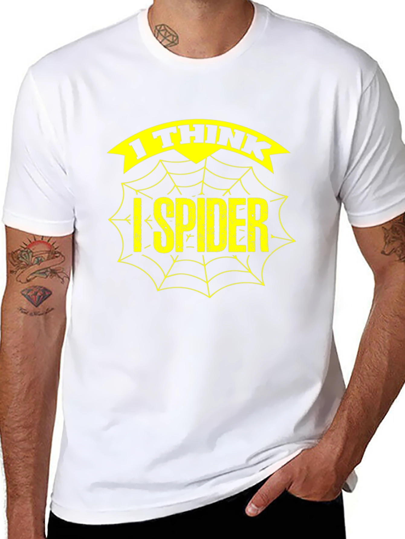 I Think I Spider Funny Graphic T-Shirt