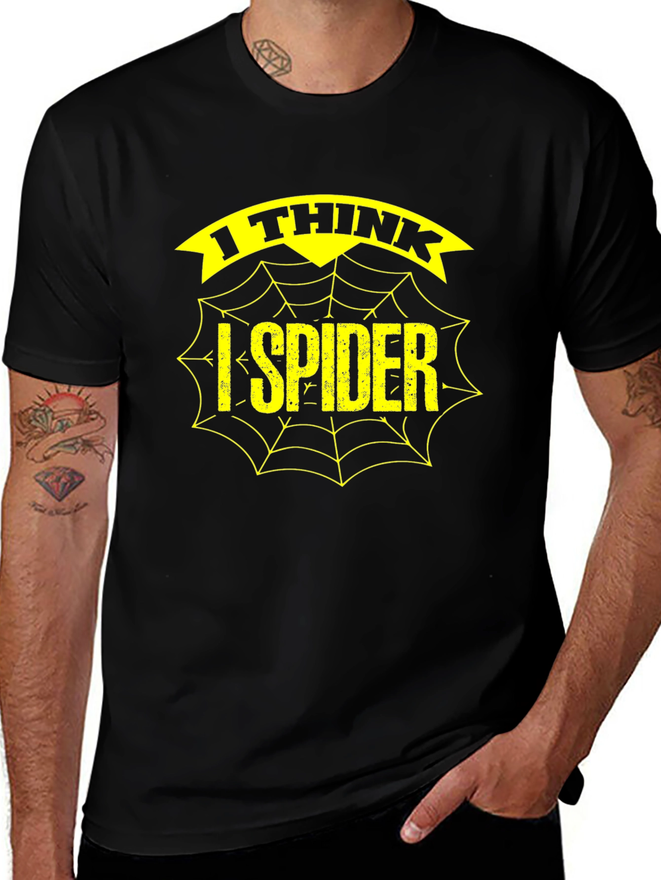 I Think I Spider Funny Graphic T-Shirt