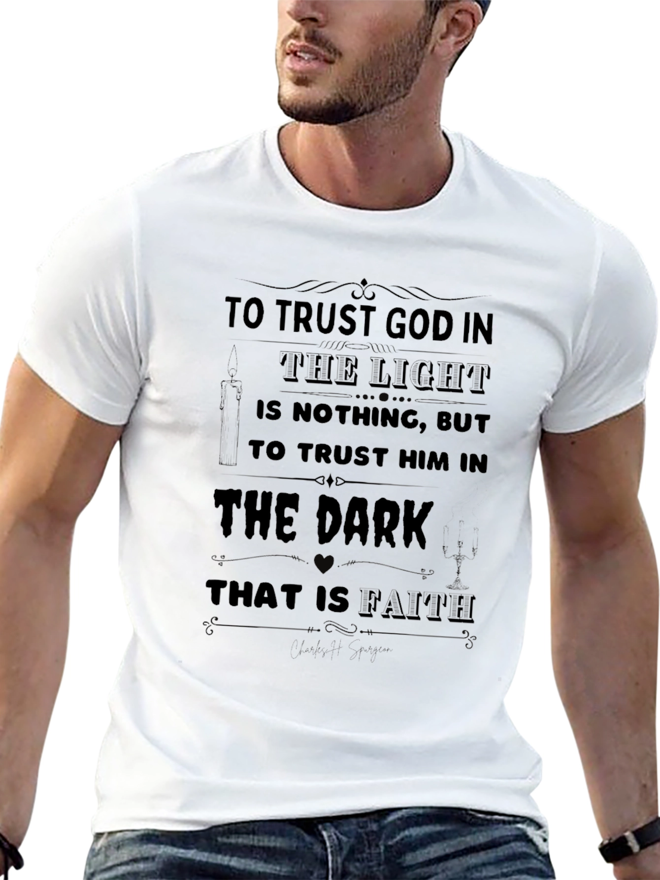 Faith Graphic T-Shirt - Trust God Design