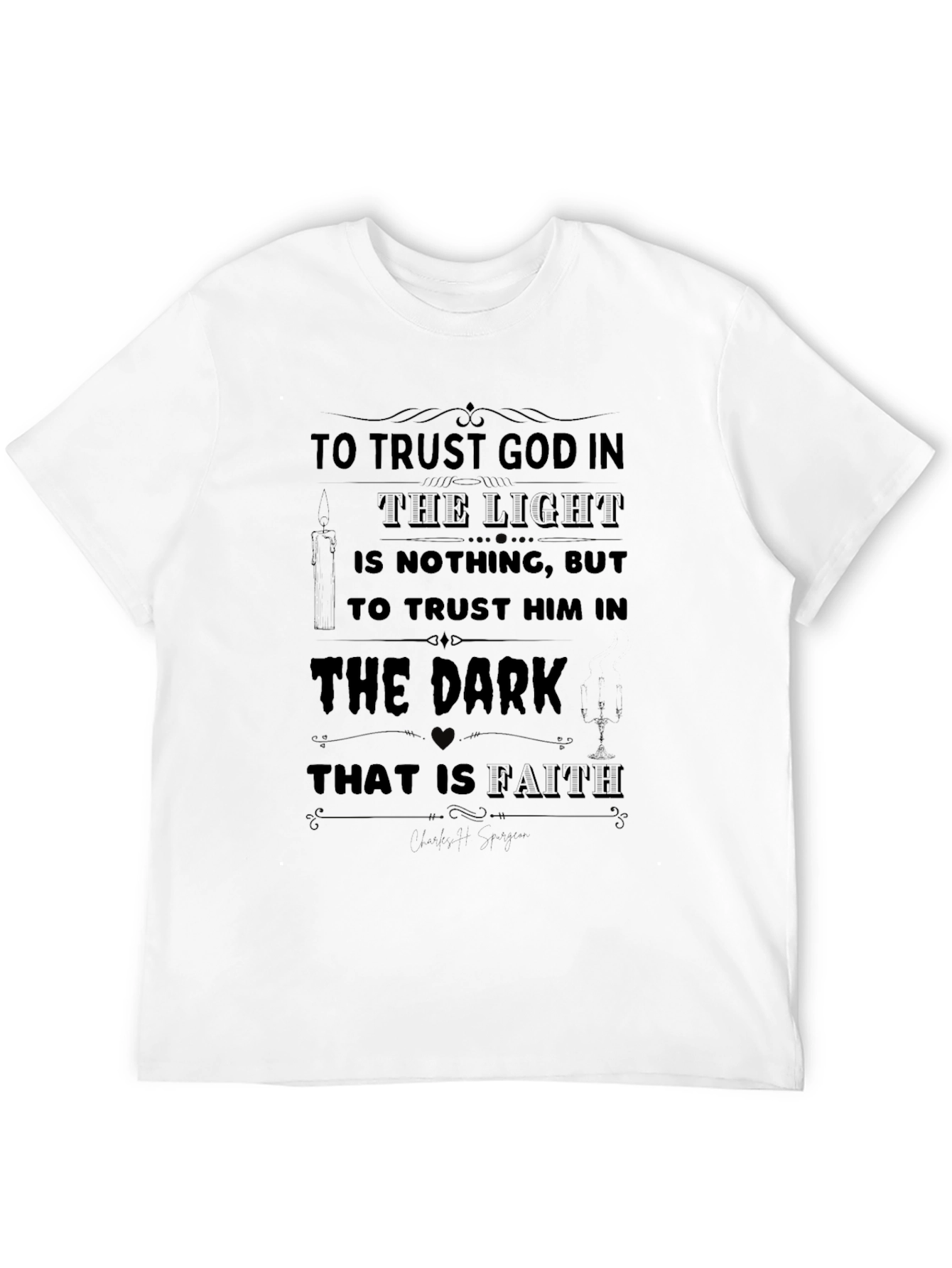 Faith Graphic T-Shirt - Trust God Design