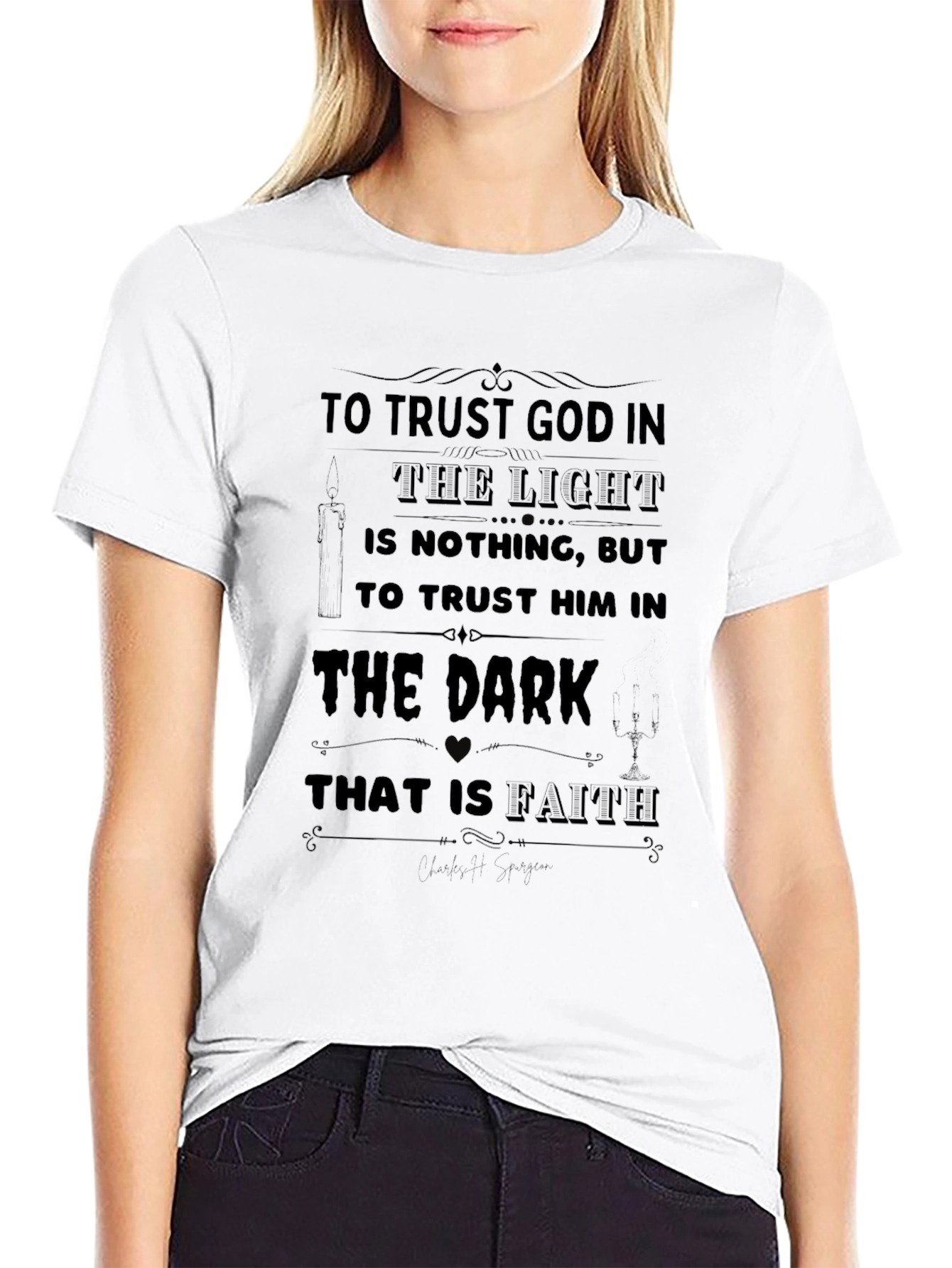 Faith Graphic T-Shirt - Trust God Design