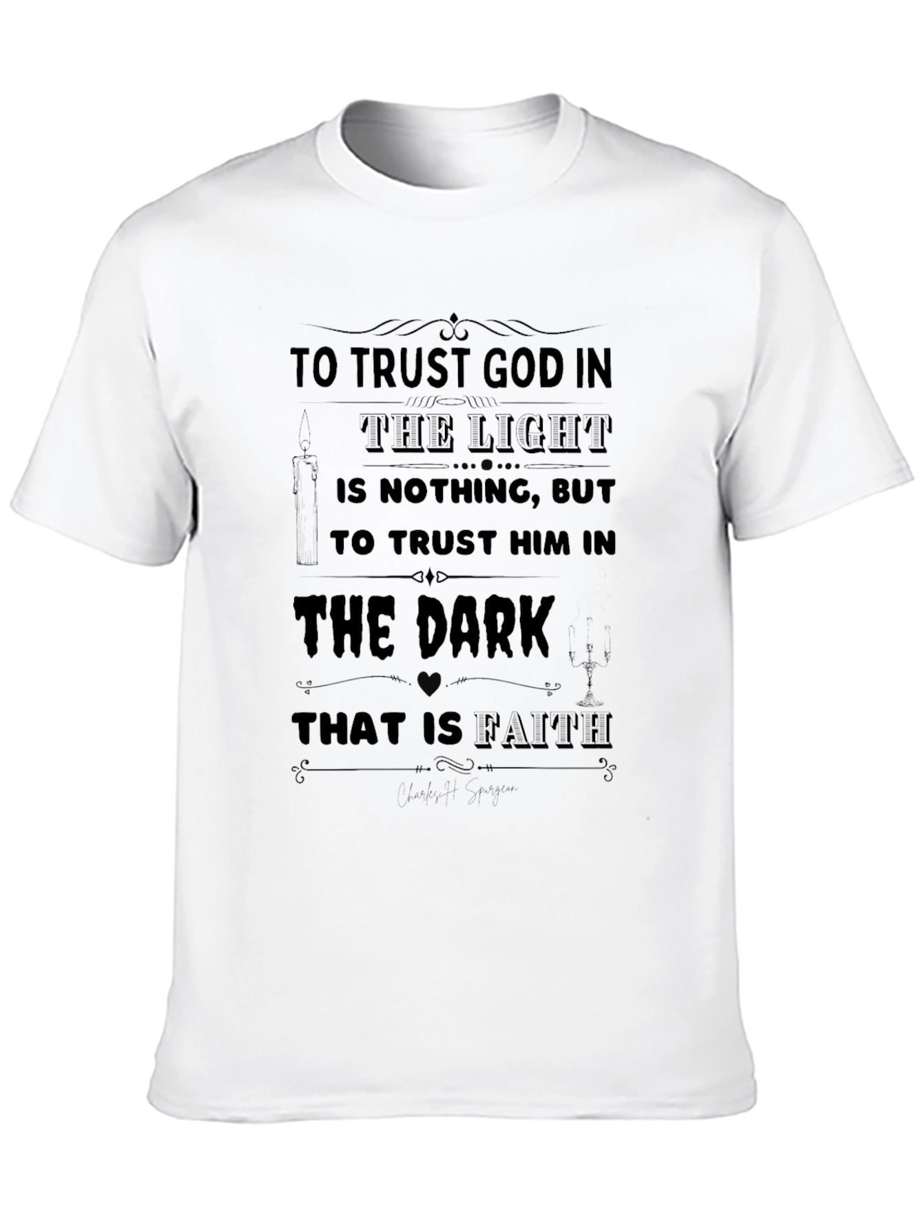 Faith Graphic T-Shirt - Trust God Design