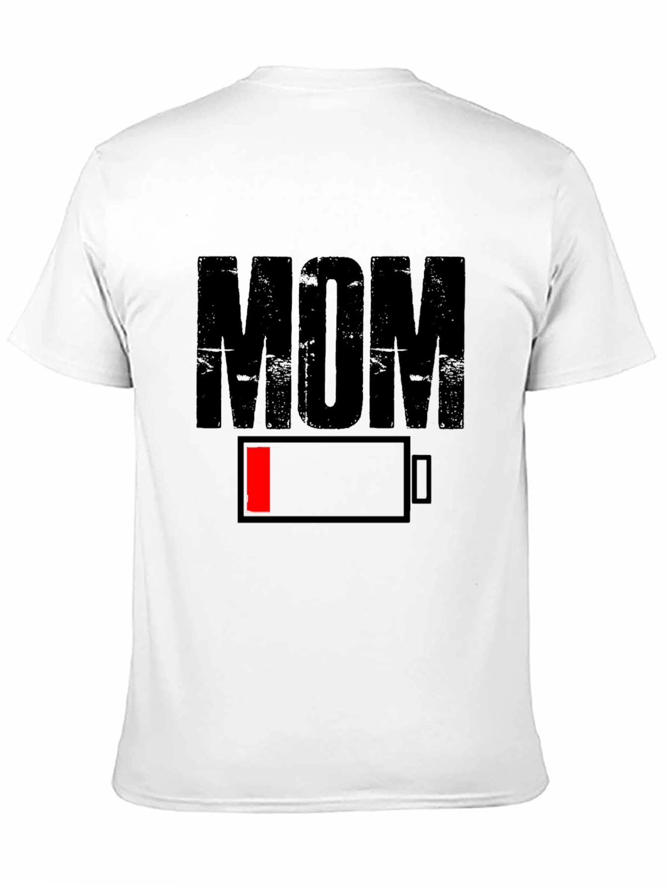 Mom Low Battery Funny T-Shirt