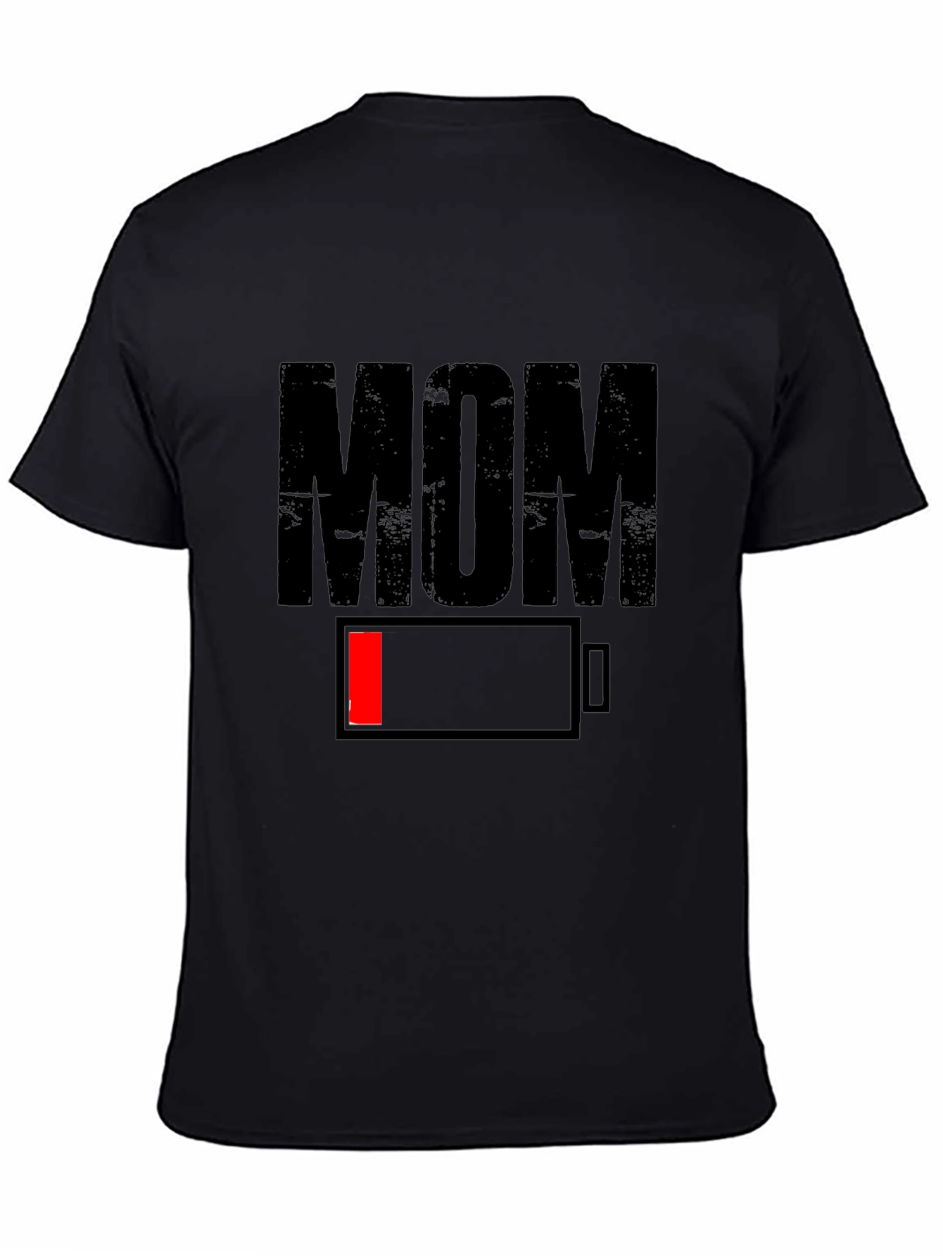 Mom Low Battery Funny T-Shirt