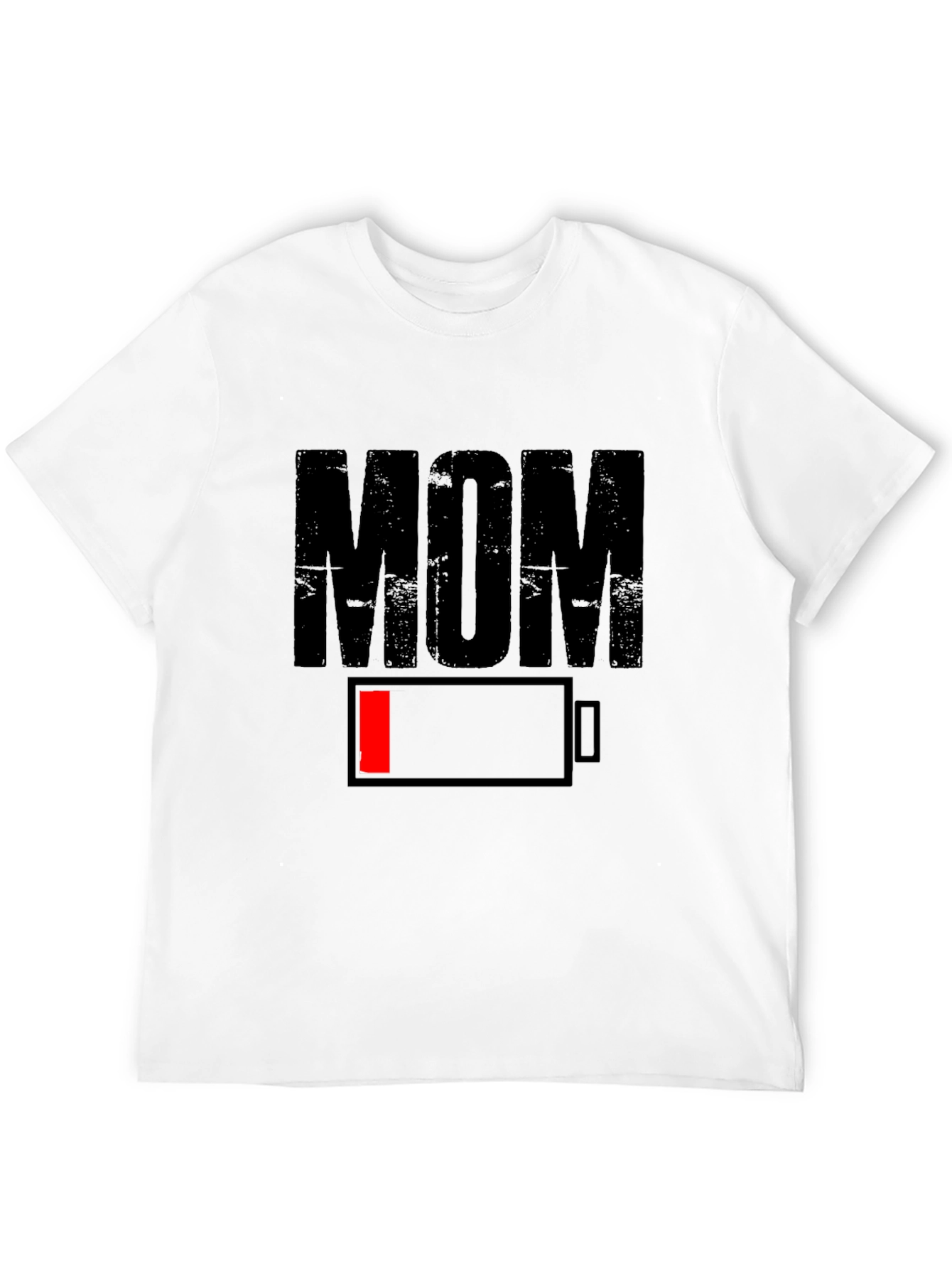 Mom Low Battery Funny T-Shirt