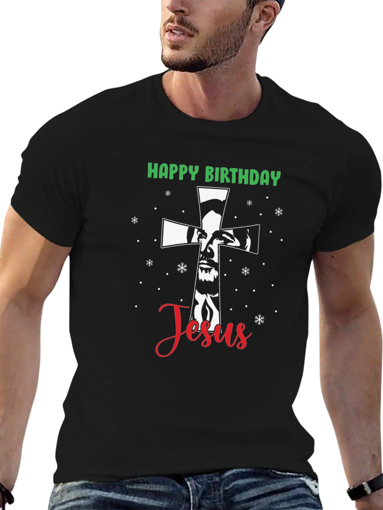 Happy Birthday Jesus Graphic Tee