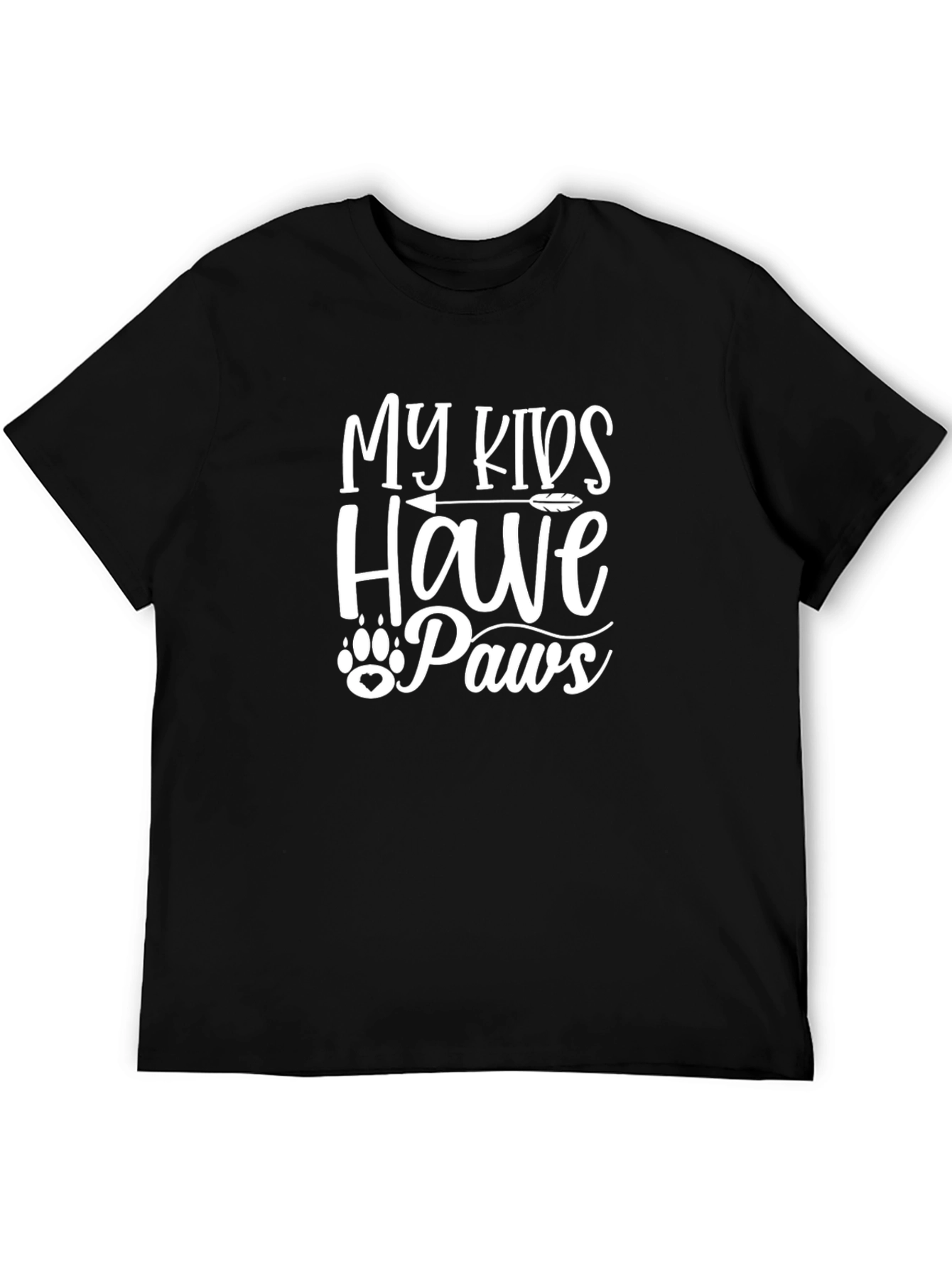 My Kids Have Paws T-Shirt - Pet Lover Tee