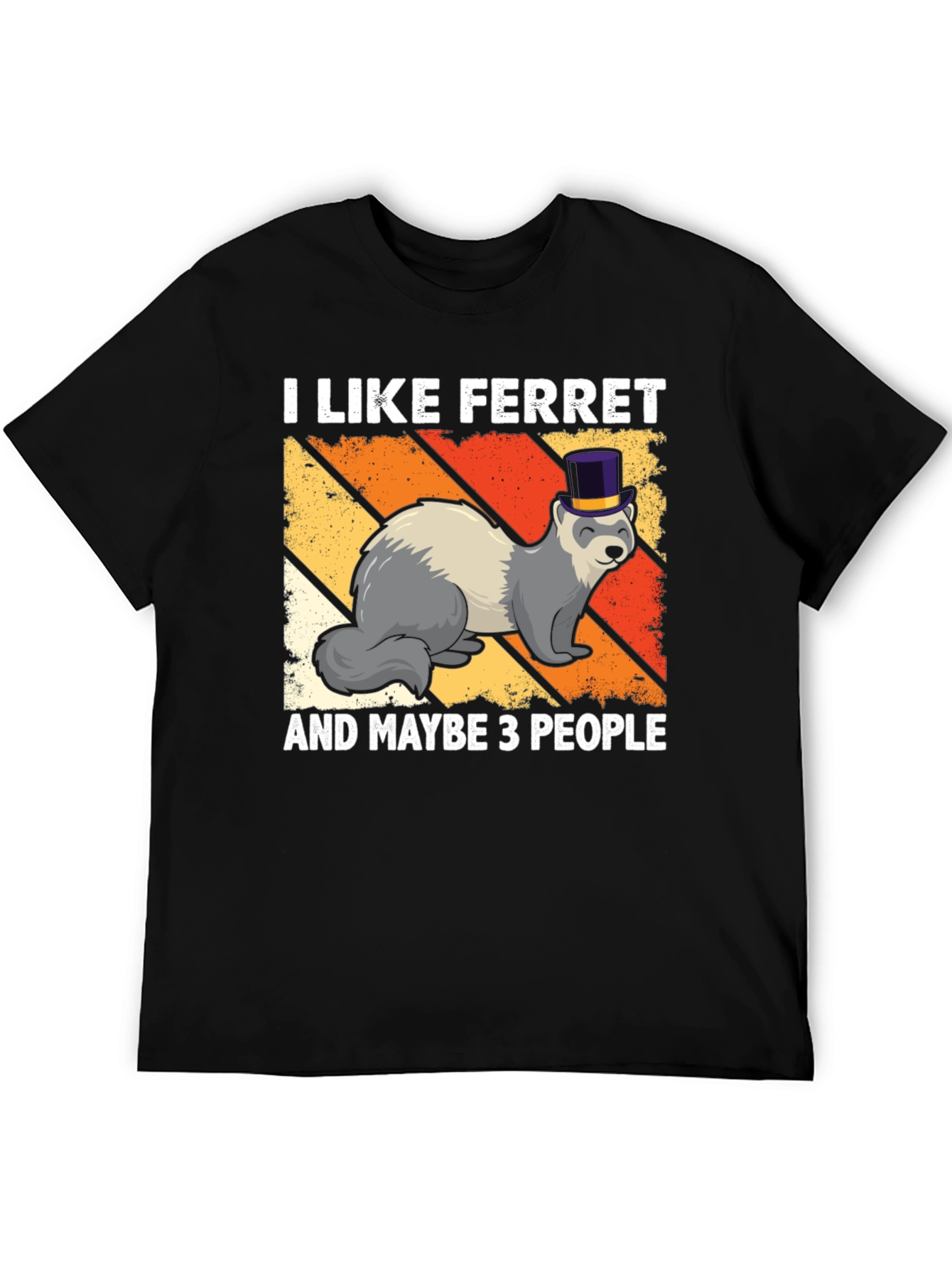 I Like Ferrets T-Shirt Funny Pet Lover Tee