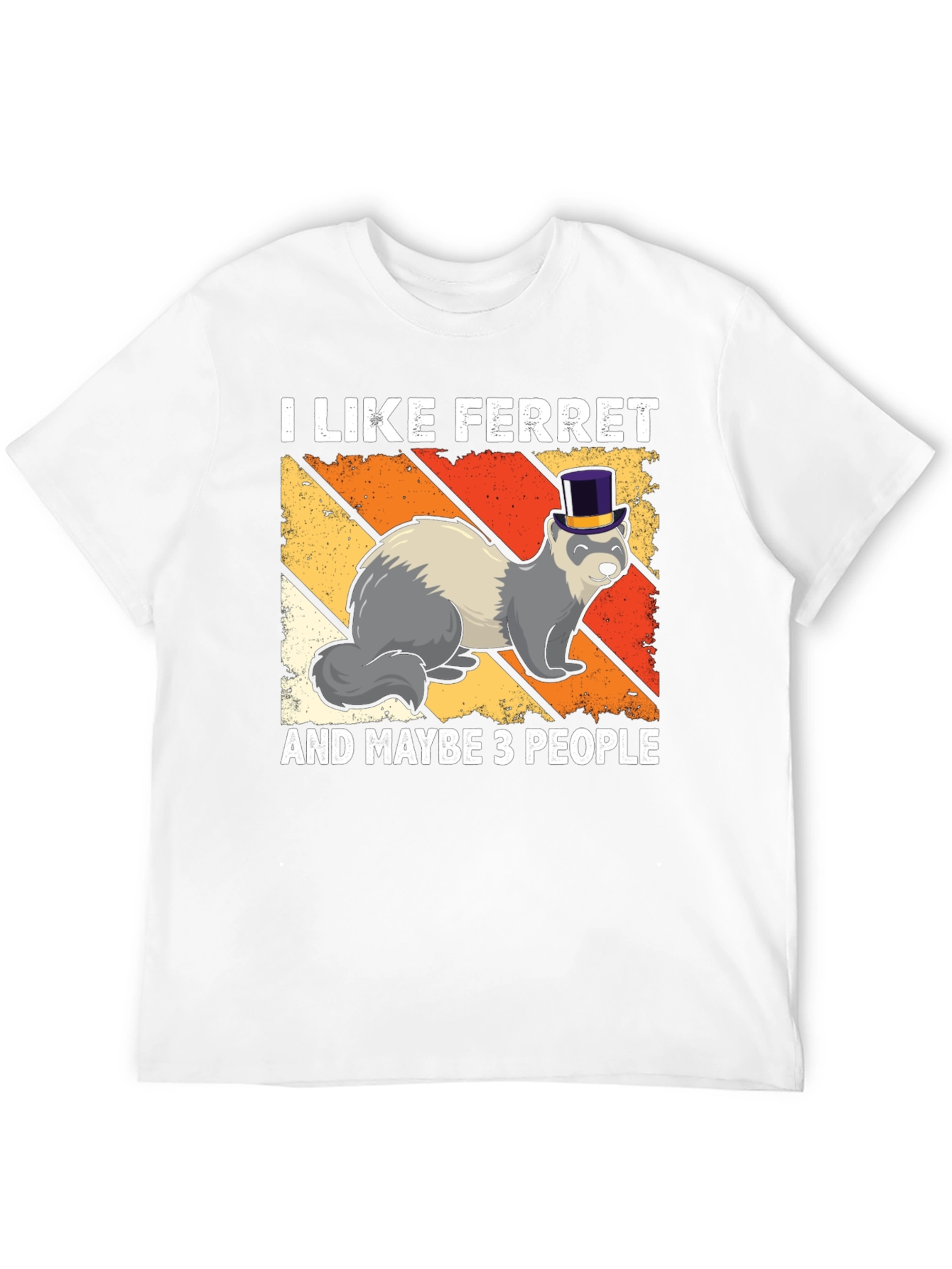 I Like Ferrets T-Shirt Funny Pet Lover Tee