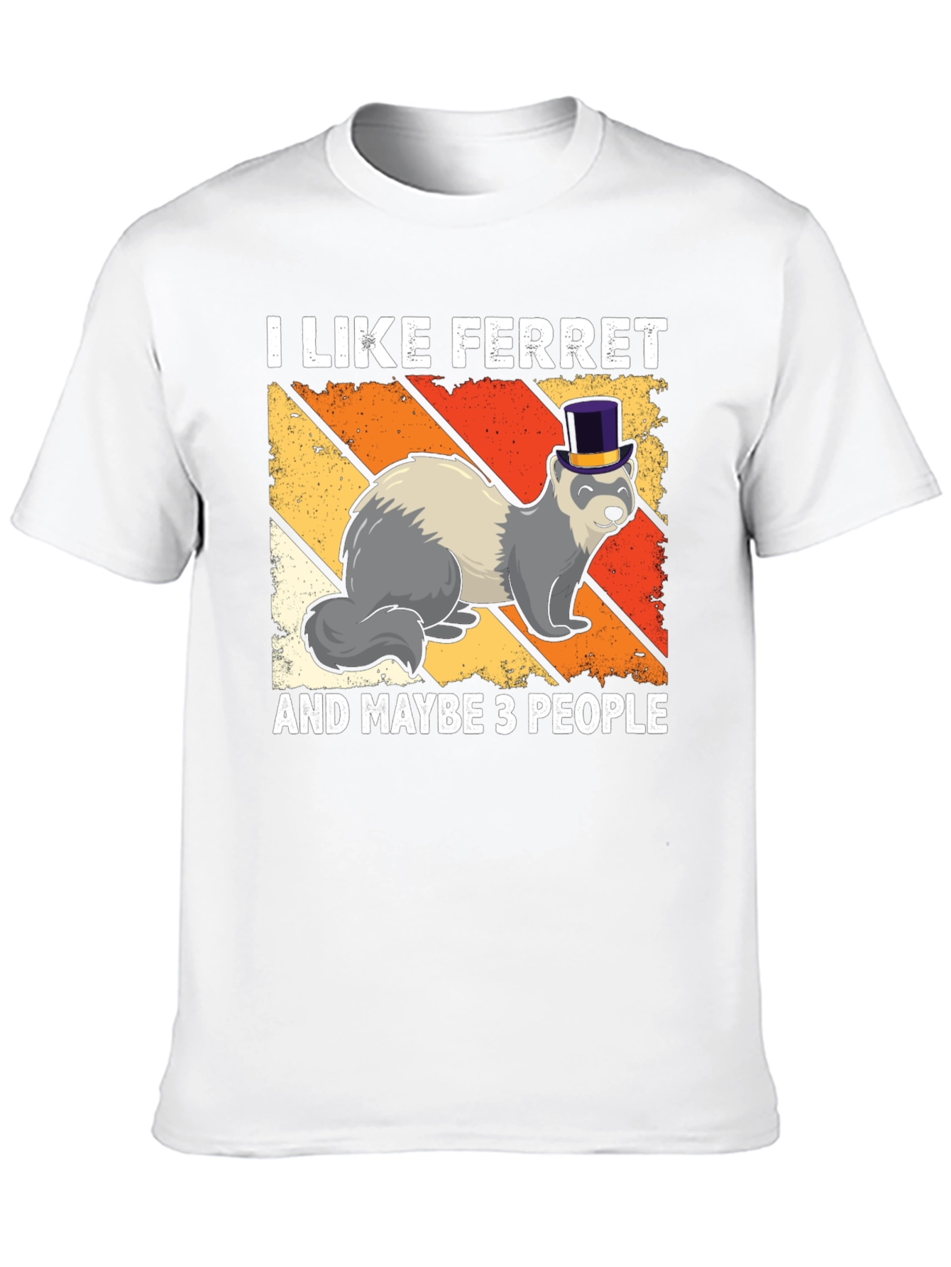 I Like Ferrets T-Shirt Funny Pet Lover Tee
