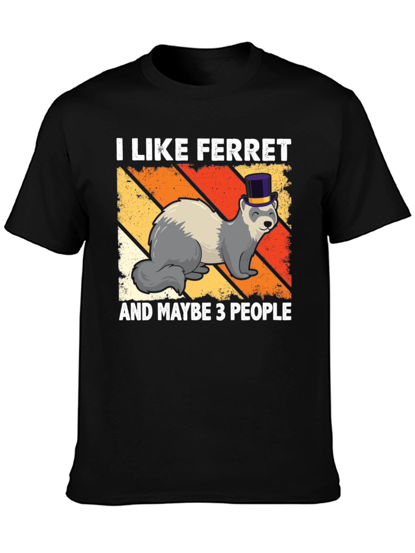 I Like Ferrets T-Shirt Funny Pet Lover Tee