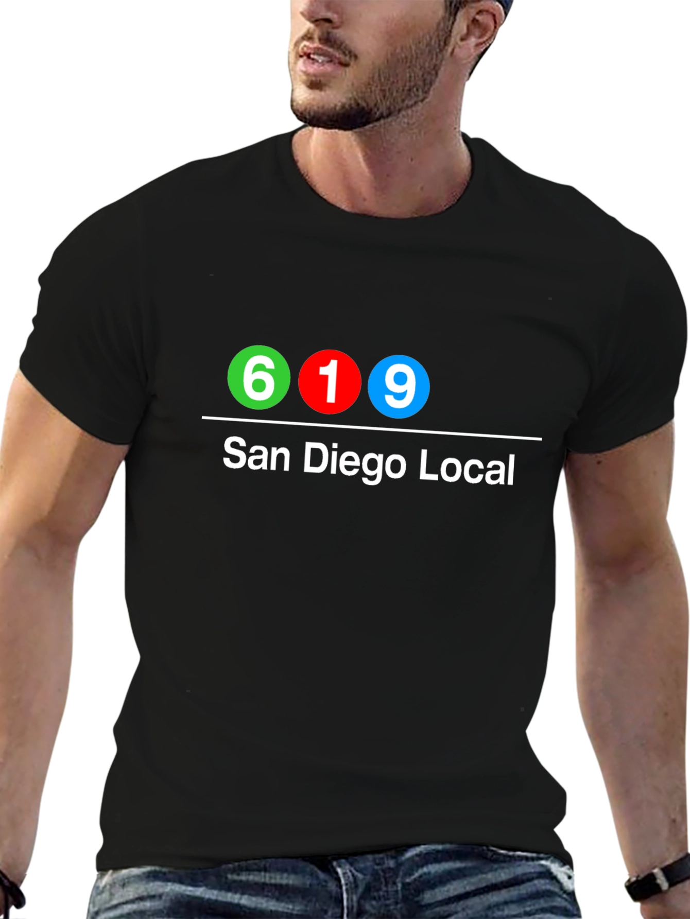 San Diego Local T-Shirt - 619 Area Code Pride