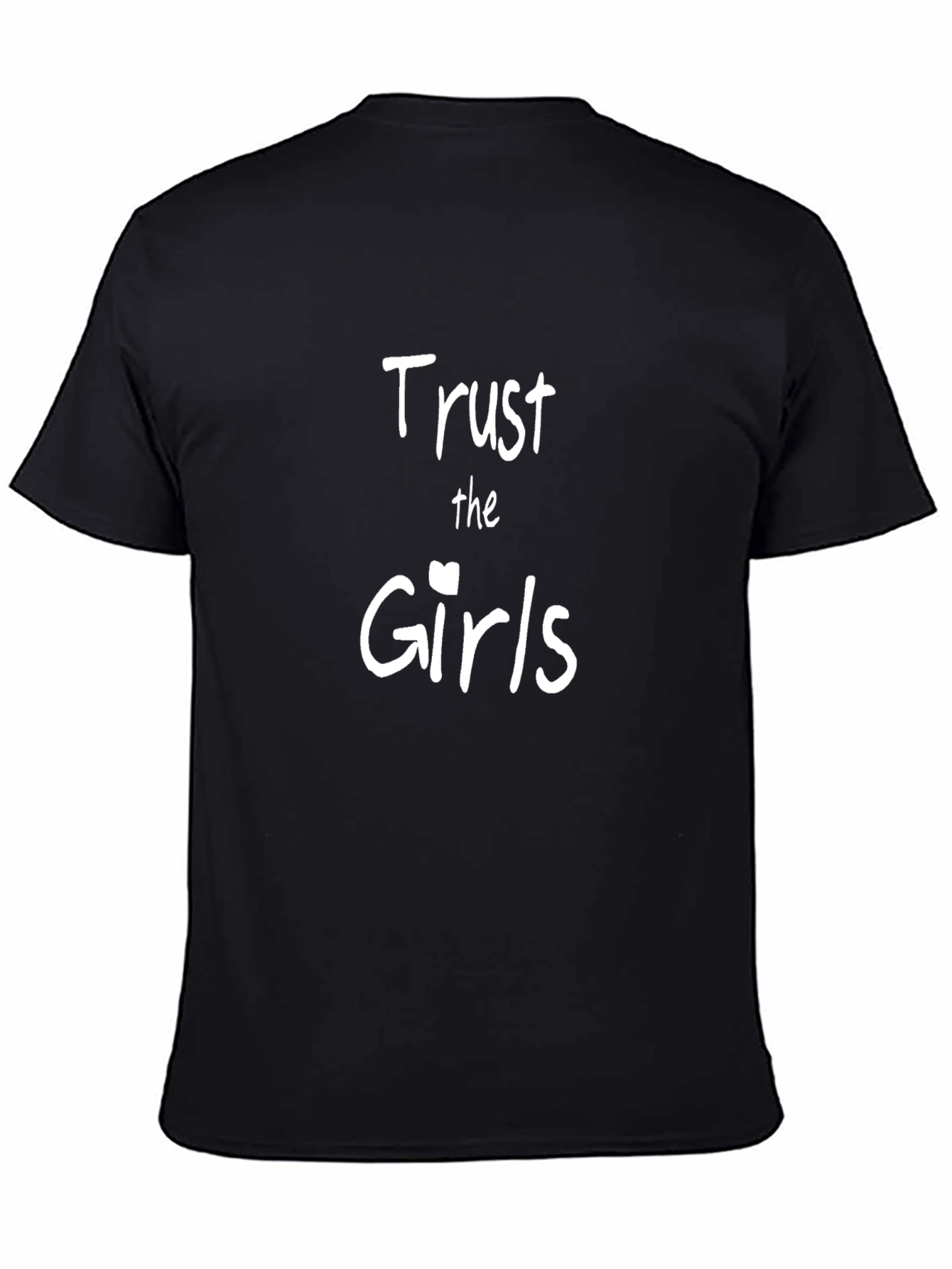 Trust The Girls Black Graphic Tee