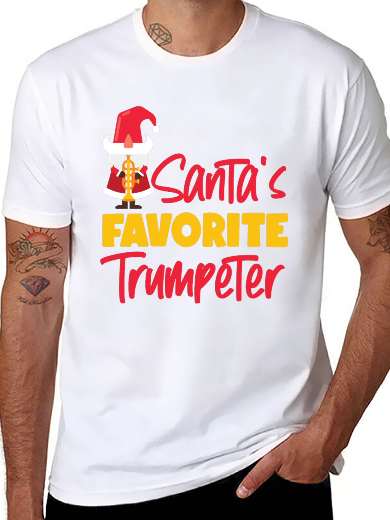 Santas Favorite Trumpeter T-Shirt