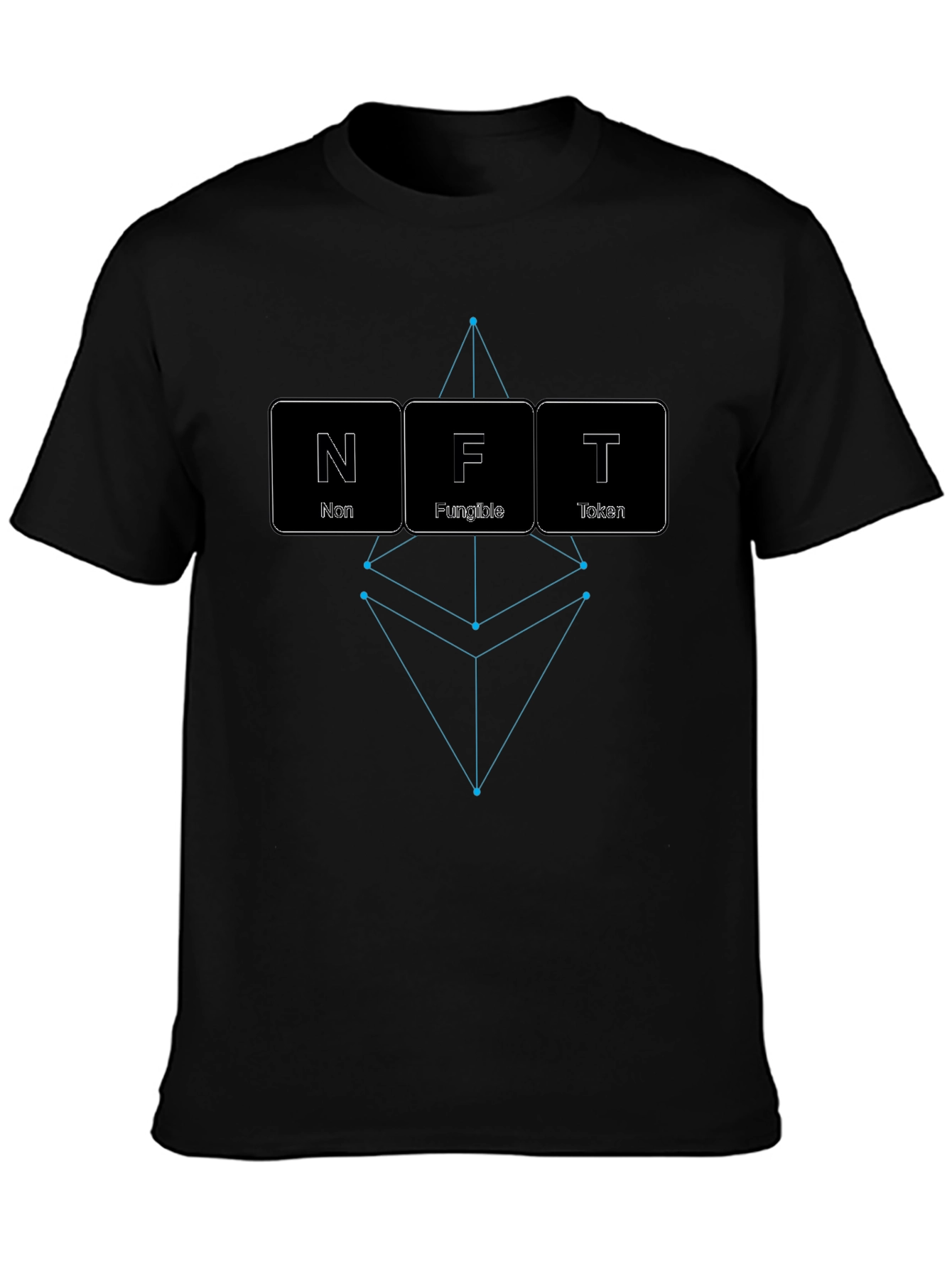 NFT Periodic Table Element Black T-Shirt