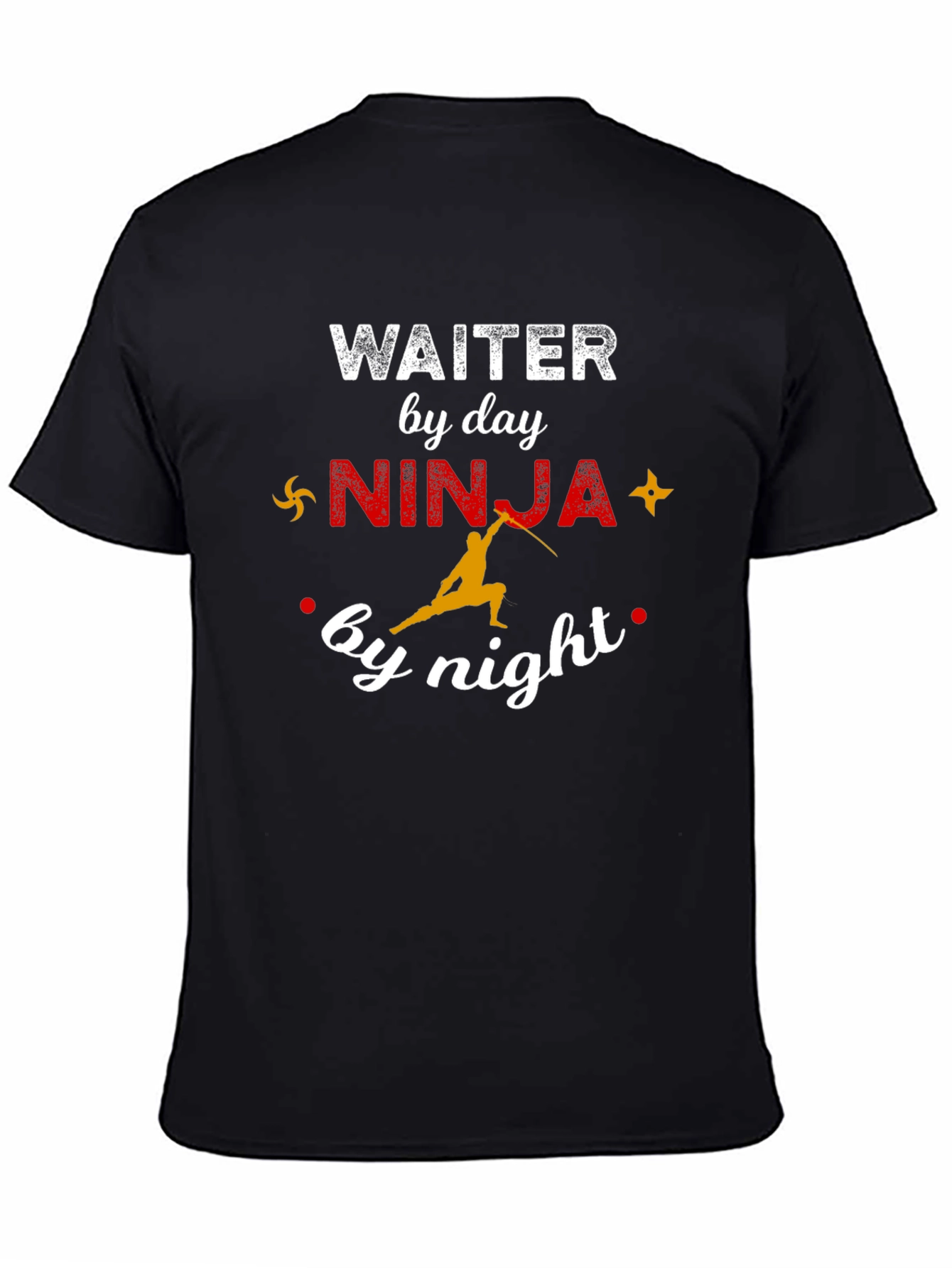 Waiter by Day Ninja by Night Graphic Tee