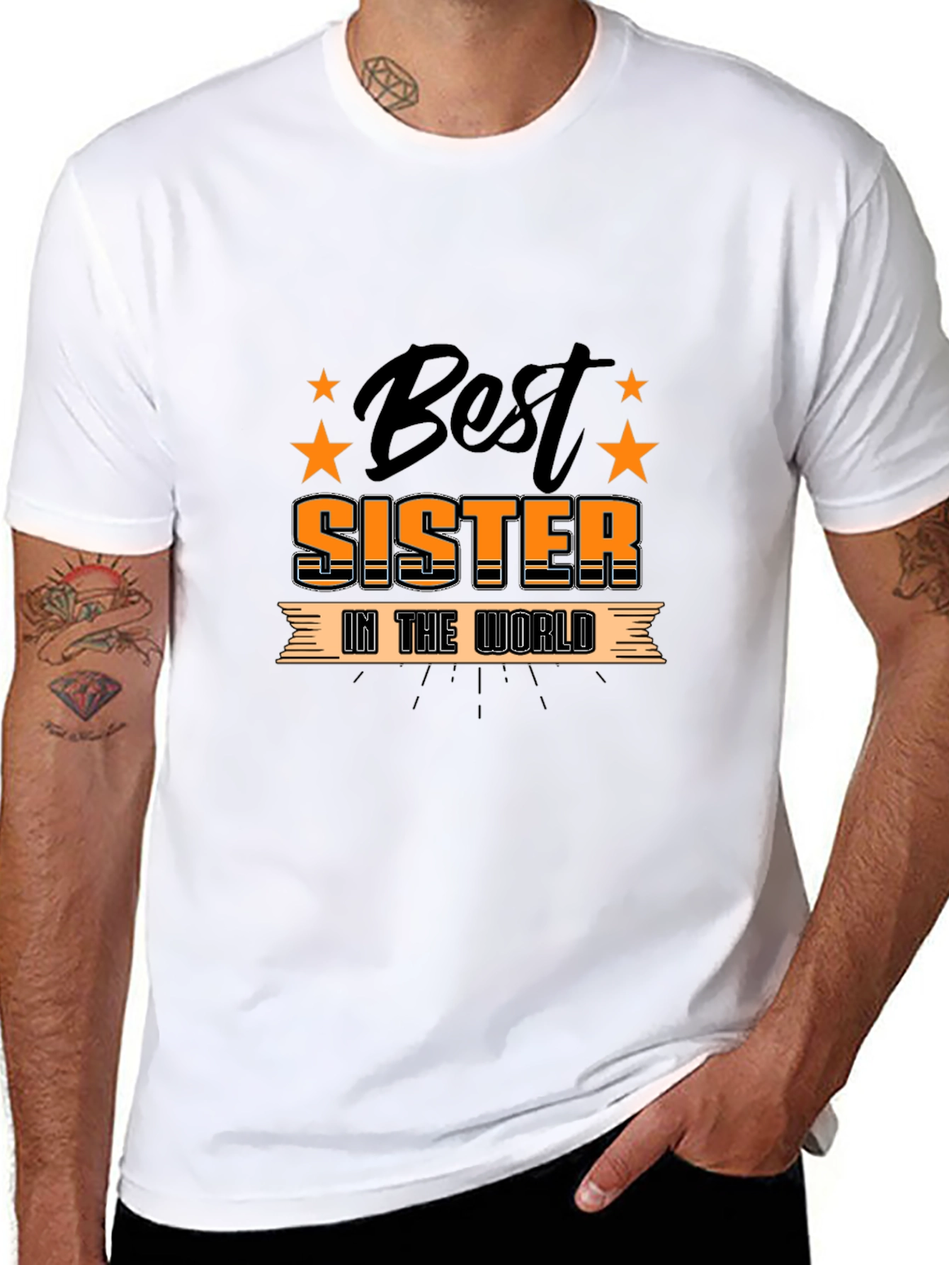 Best Sister in the World T-Shirt Gift